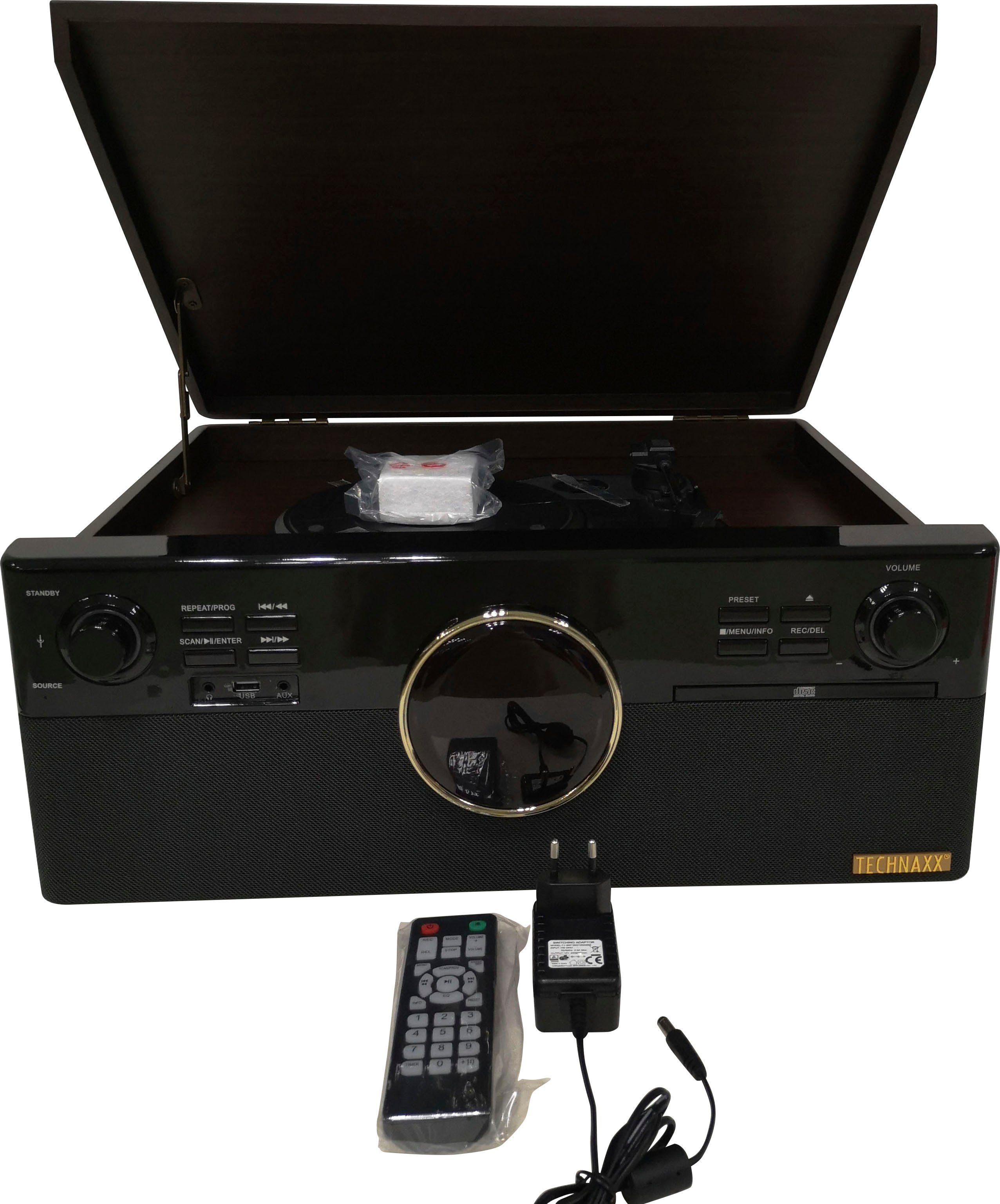 Technaxx Multifunctionele speler DAB+ Bluetooth LP-Player TX-137