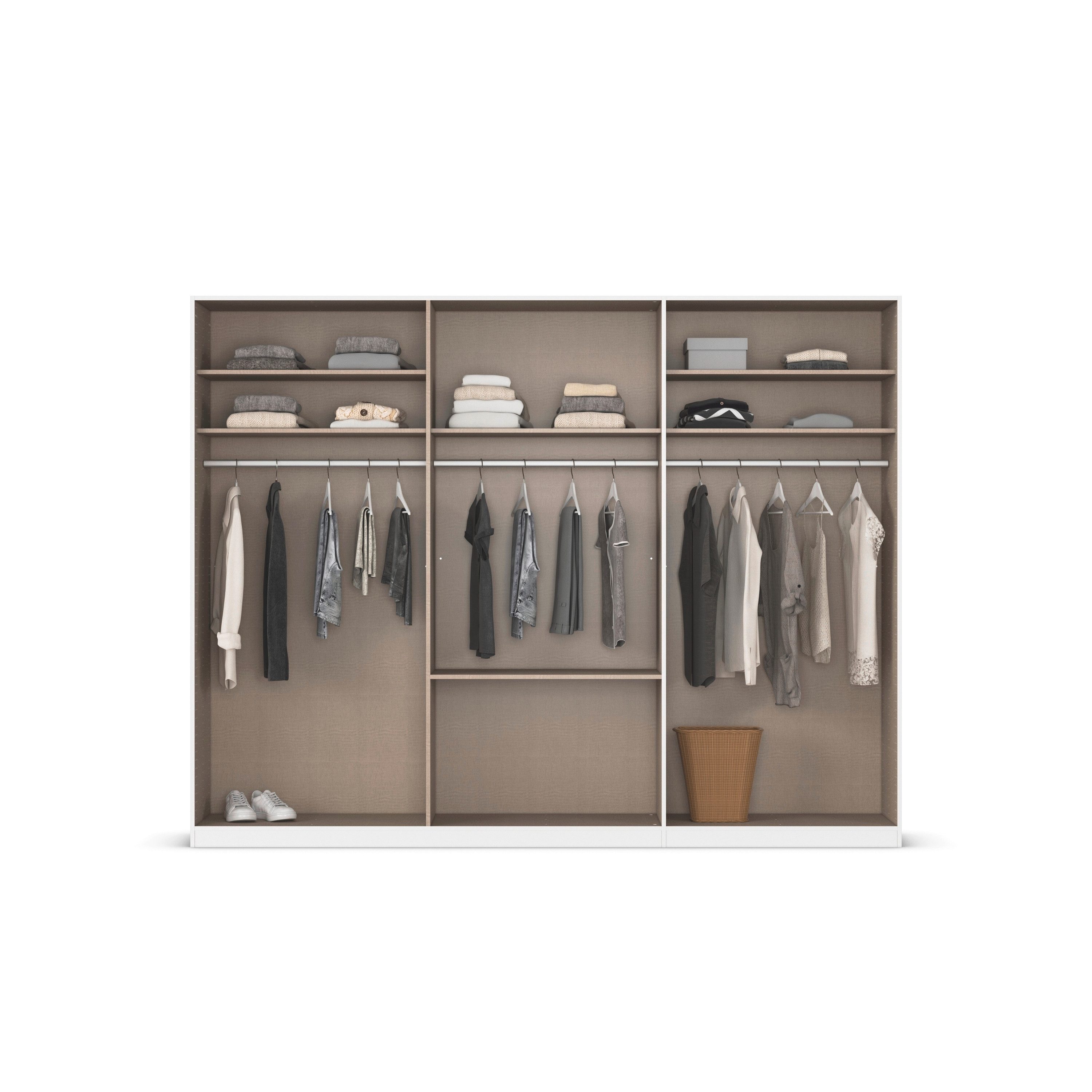 rauch Draaideurkast Kledingkast kast garderobe AGORDO met decor- of hoogglansfront