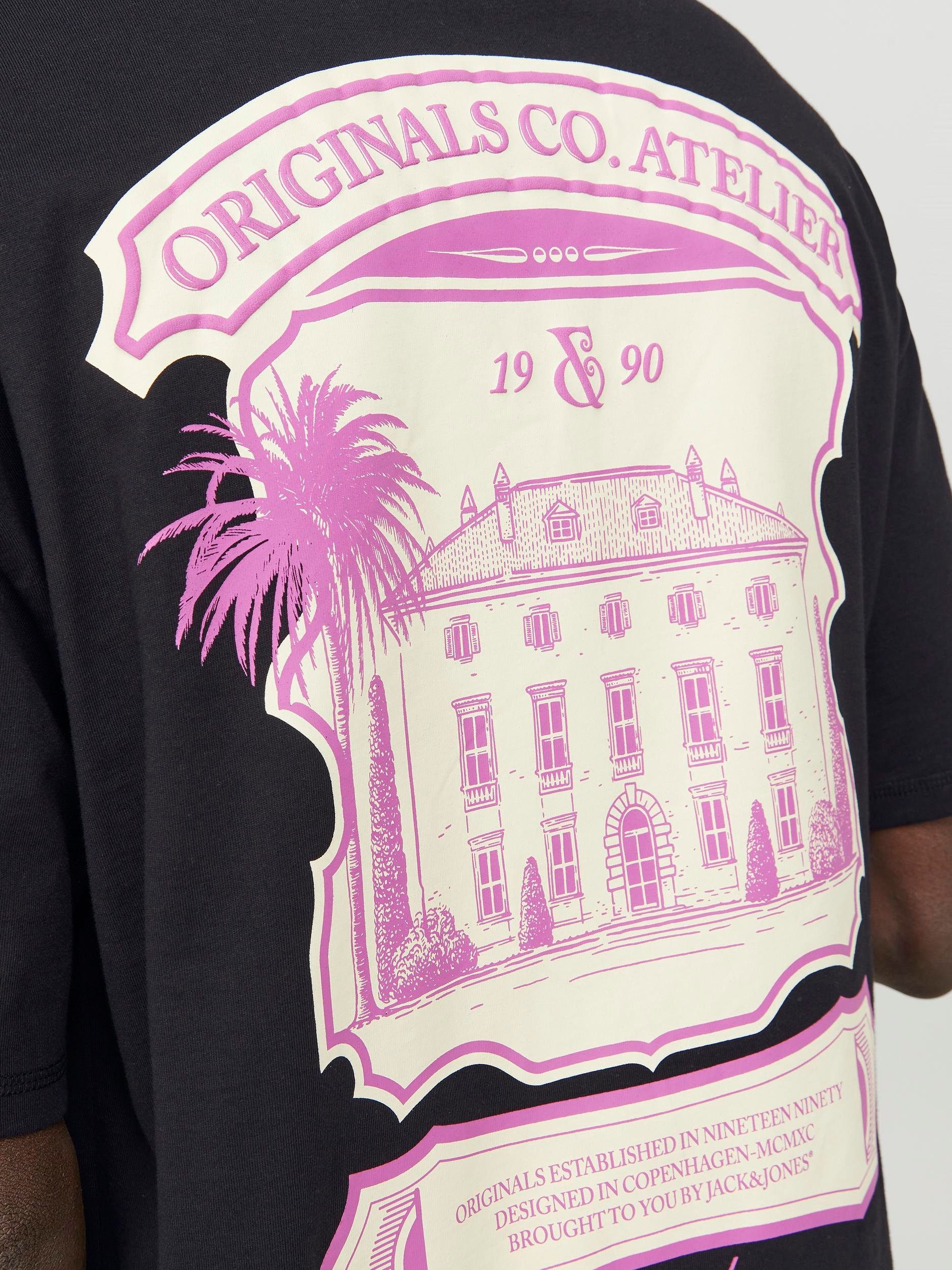 Jack & Jones Shirt met korte mouwen JORSANTORINI GRAPHIC TEE SS CREW NECK SN