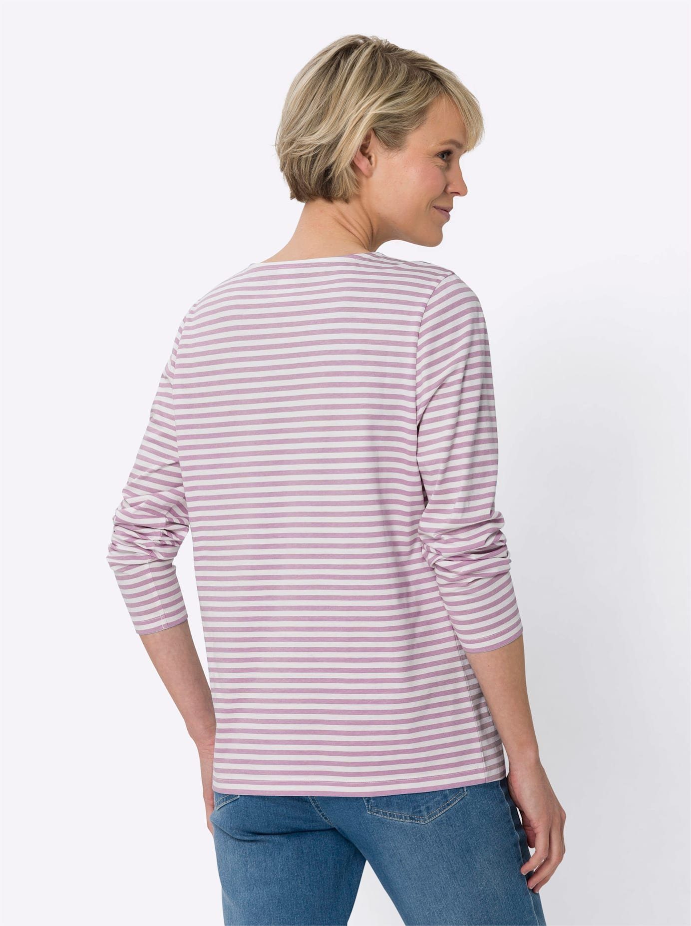 Classic Basics Shirt met lange mouwen Gestreept shirt (1-delig)