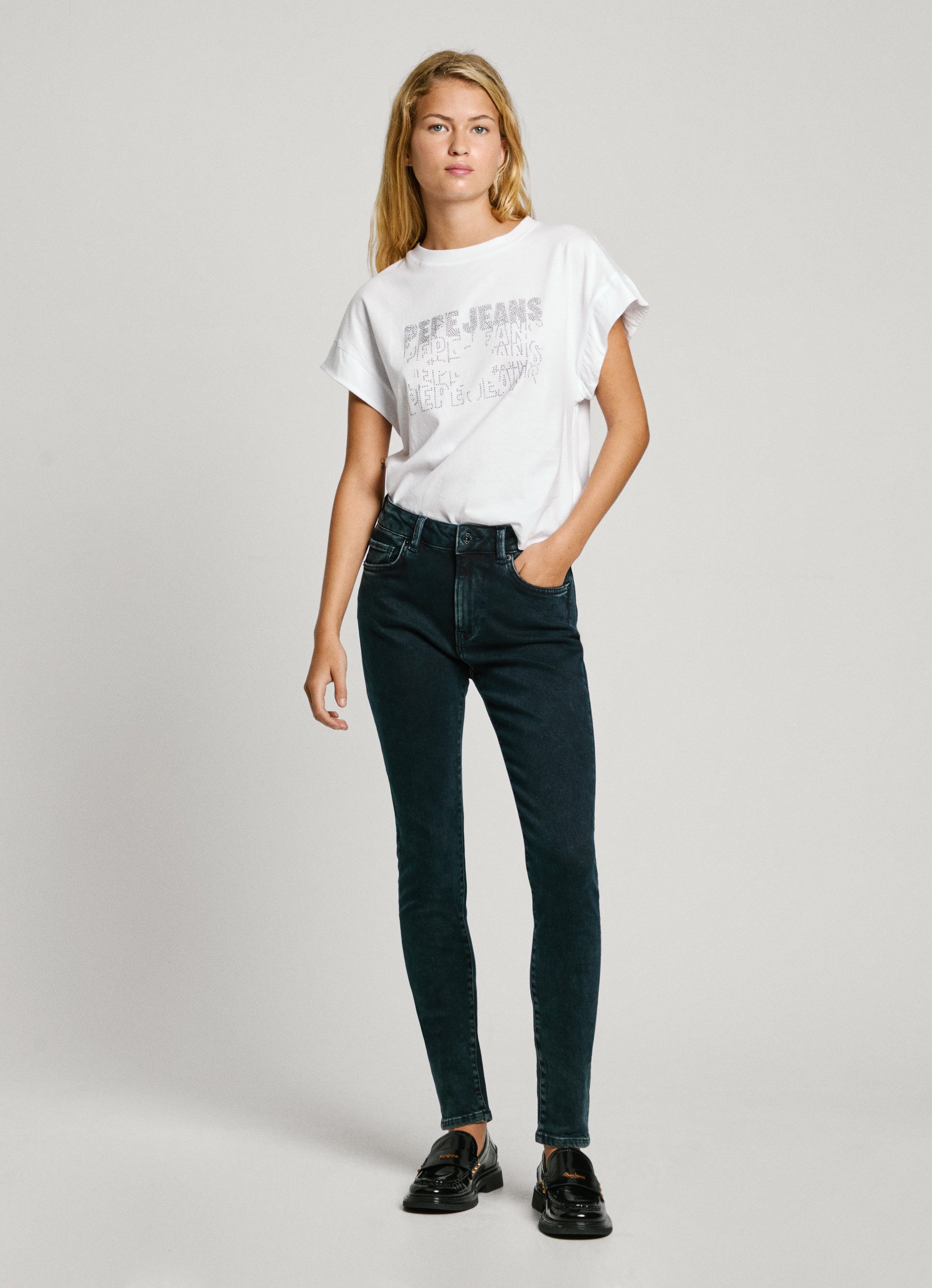 Pepe Jeans Skinny fit jeans SKINNY JEANS MW in verschillende wassingen