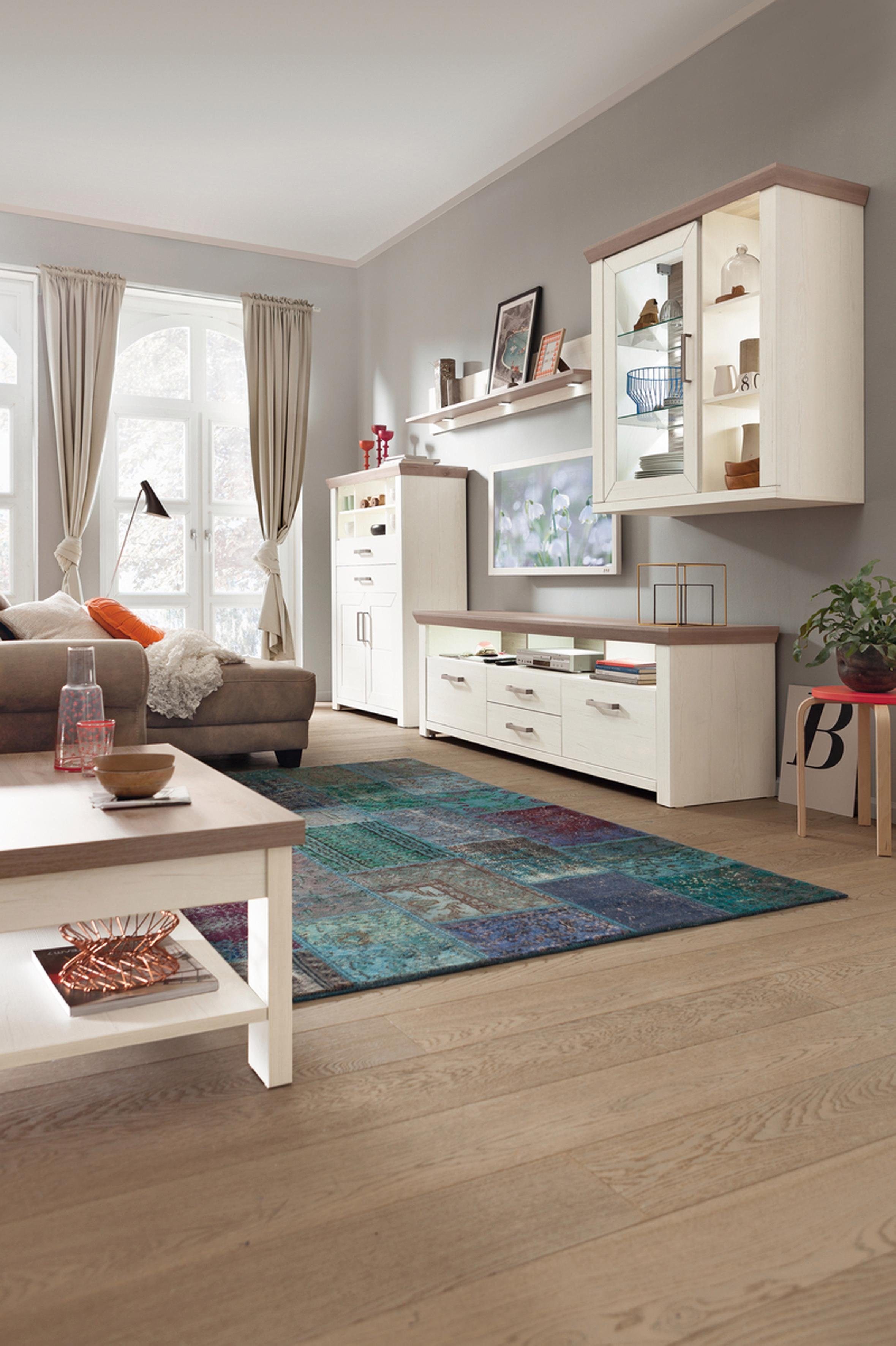 set one by Musterring Wandplank York in drie maten en kleuren, verlichting optioneel, 1 legplank