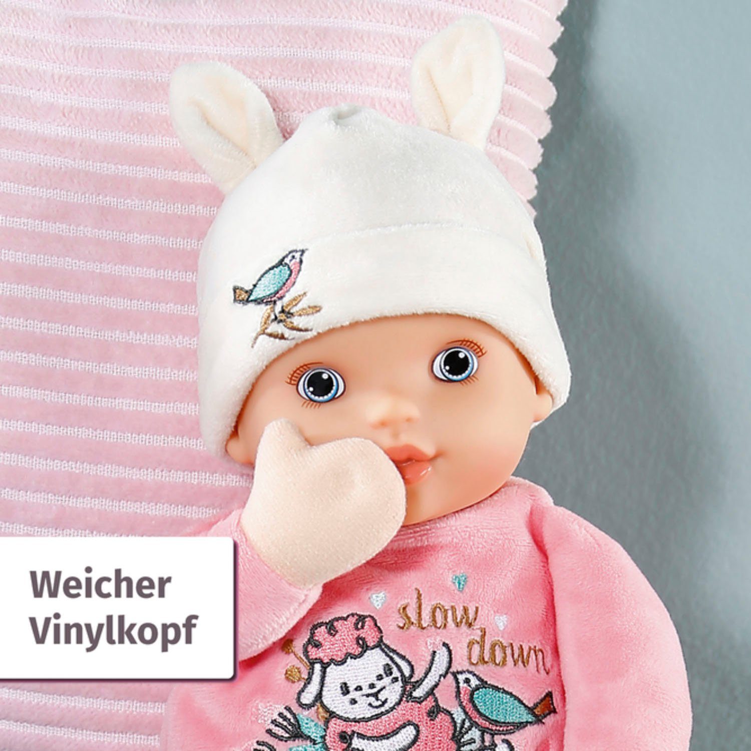 Baby Annabell Babypop Sweetie for babies, 30 cm met rammelaar aan de binnenkant