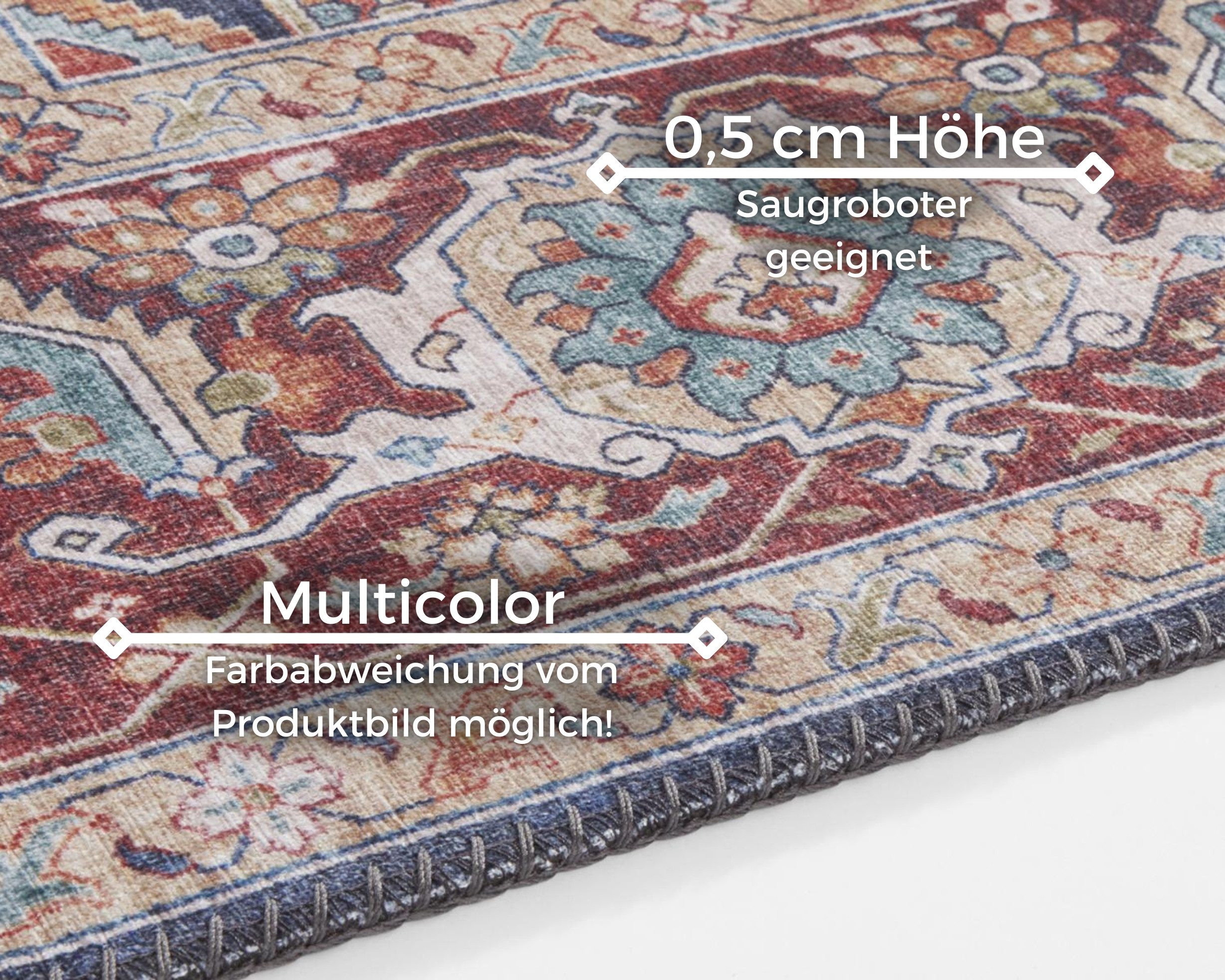 NORTHRUGS Vloerkleed Sylla Oosters, loper, vintage, woonkamer, slaapkamer, eetkamer