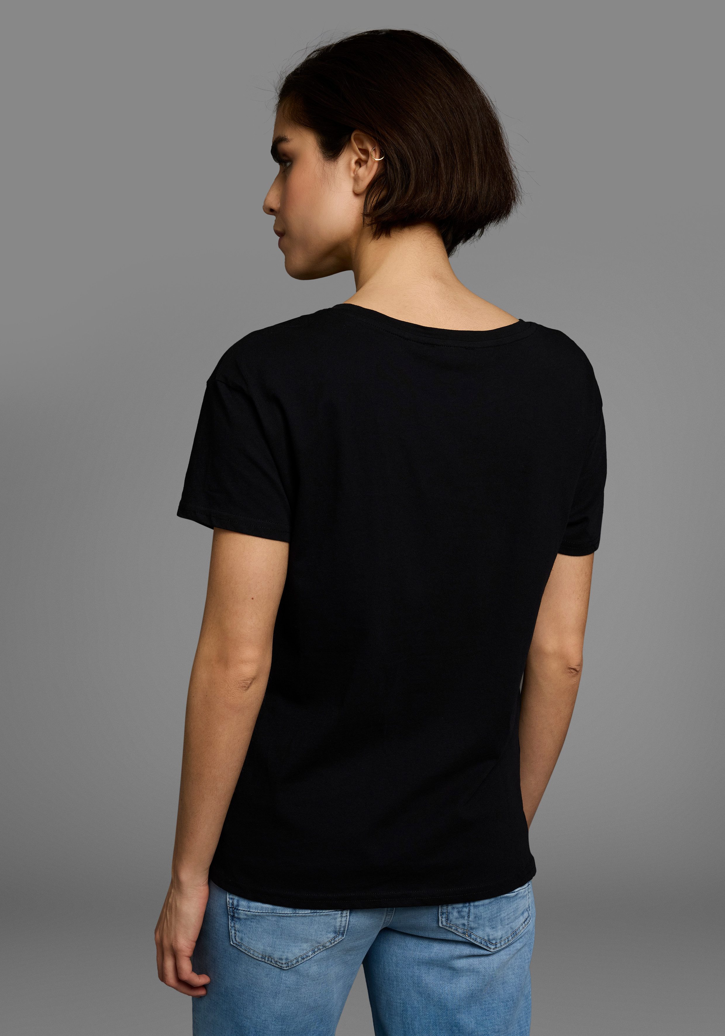 AJC T-shirt oversized pasvorm, basic, van katoen