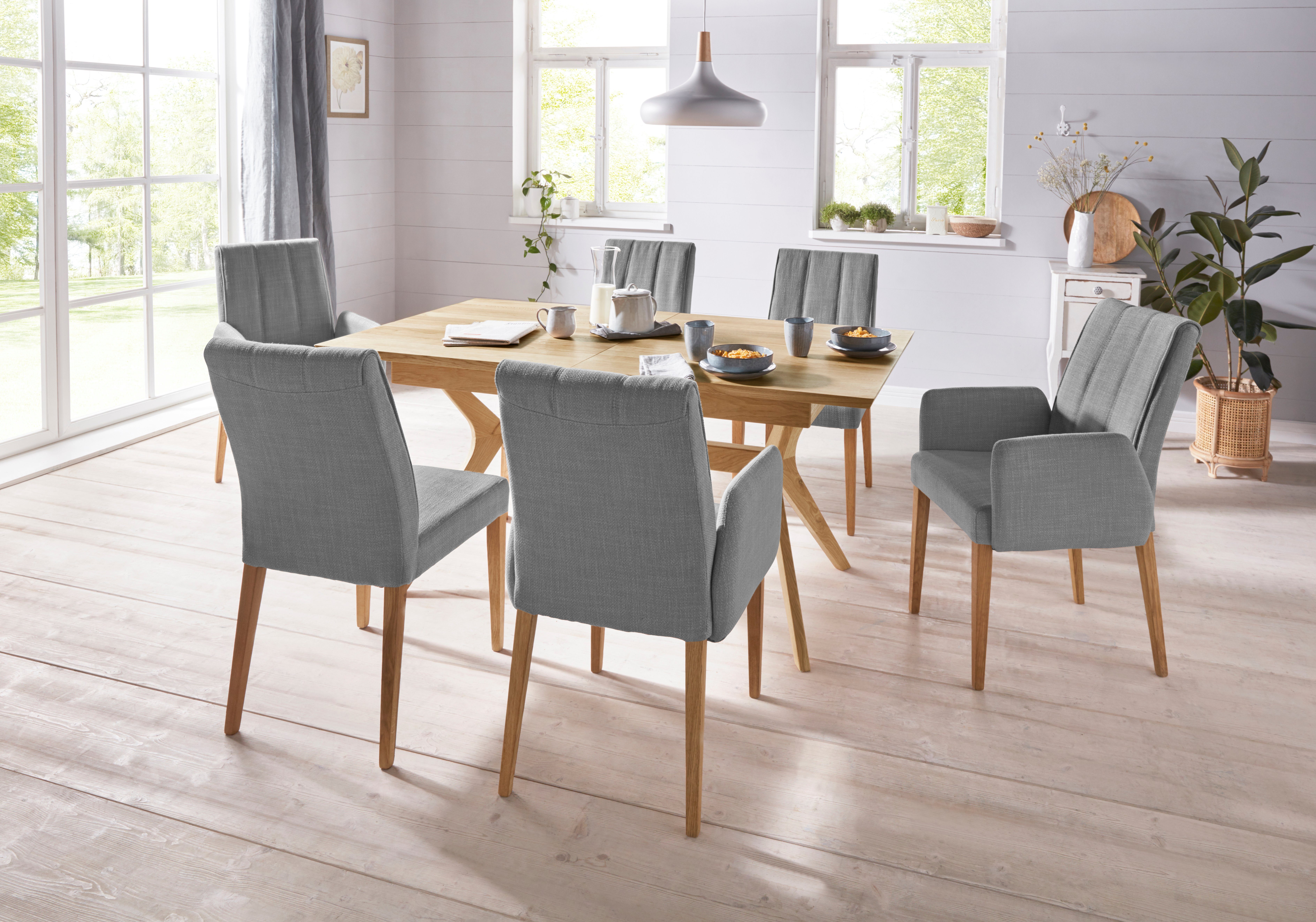 INOSIGN Stoel met armleuningen (per stuk) rugleuning met stiksels