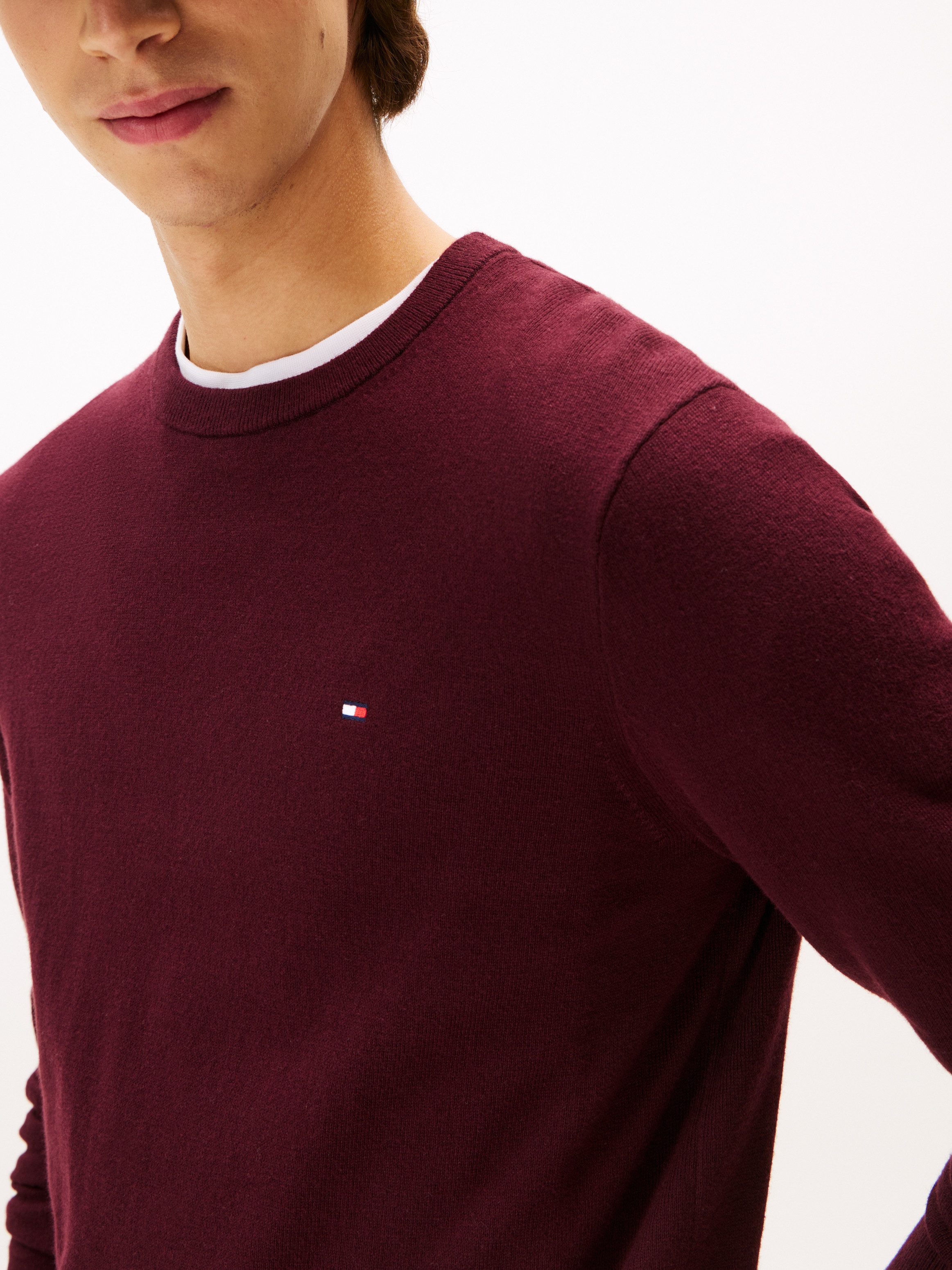 Tommy Hilfiger Trui met ronde hals PIMA ORG CTN CASHMERE CREW NECK