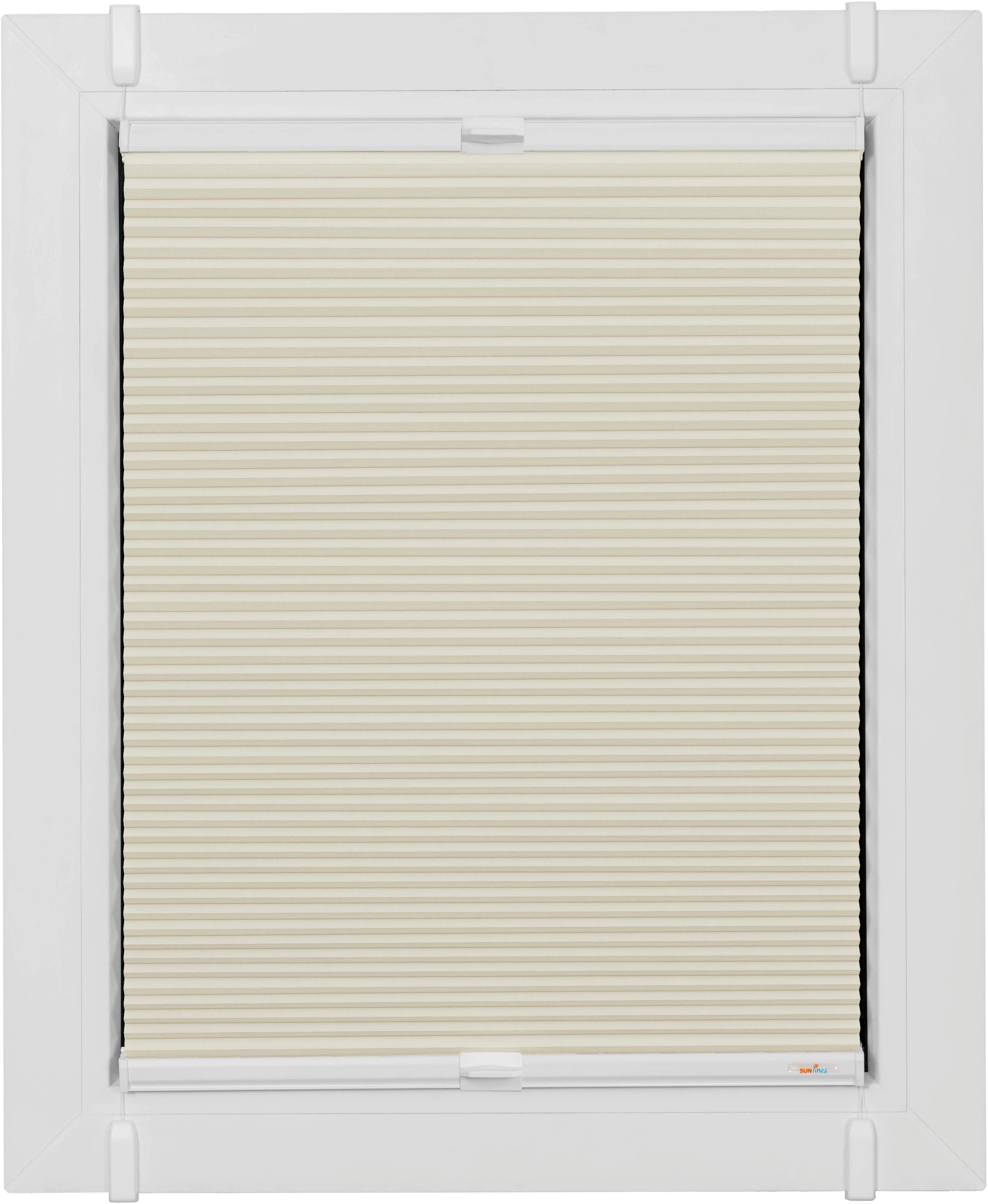 sunlines Plisségordijn met honingraatstructuur One Size Style Honeycomb VD Accessoirekleur wit, om te klemmen (1 stuk)