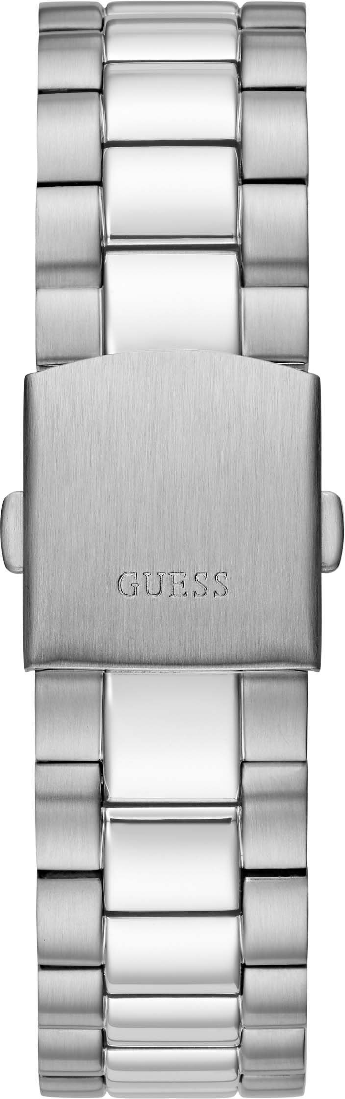 Guess Kwartshorloge CONNOISSEUR Armbanduhr, herenhorloge, datum, weekdag, roestvrijstalen band