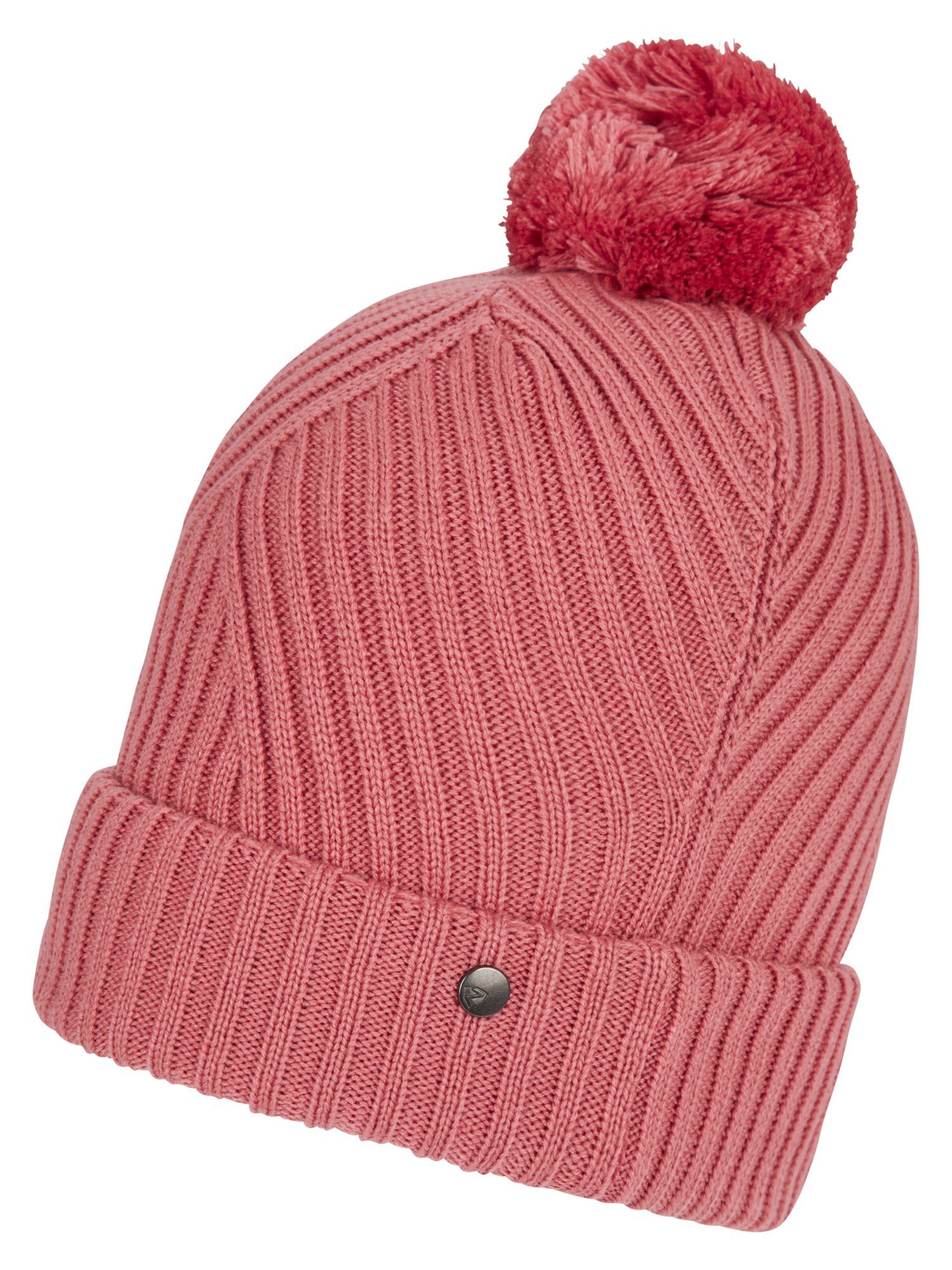 Ziener Muts met pompon ILEAS dames mutsen maat None roze