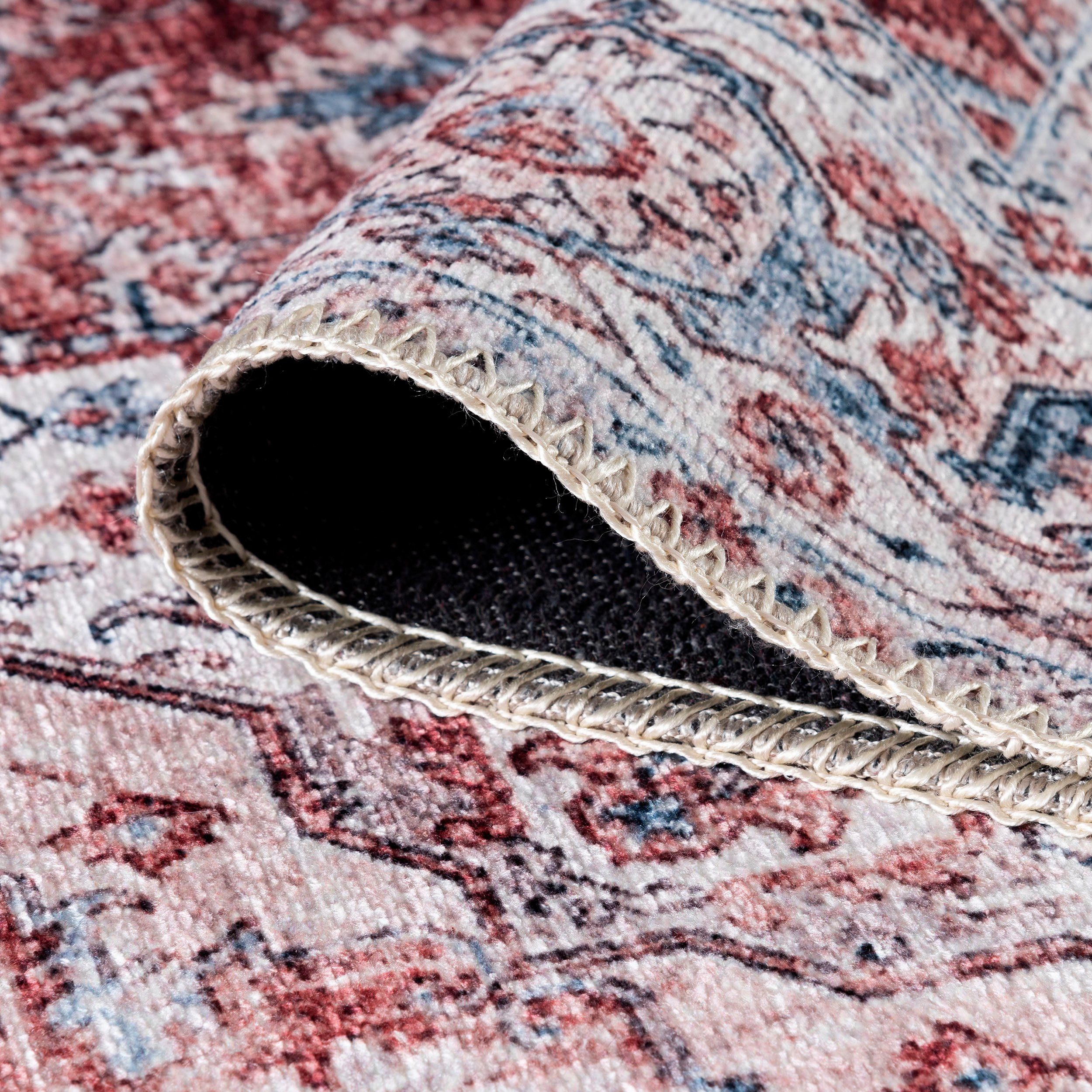 Sehrazat Vloerkleed Vintage 3540 Korte pool, wasbaar, chenille met katoen, woonkamer