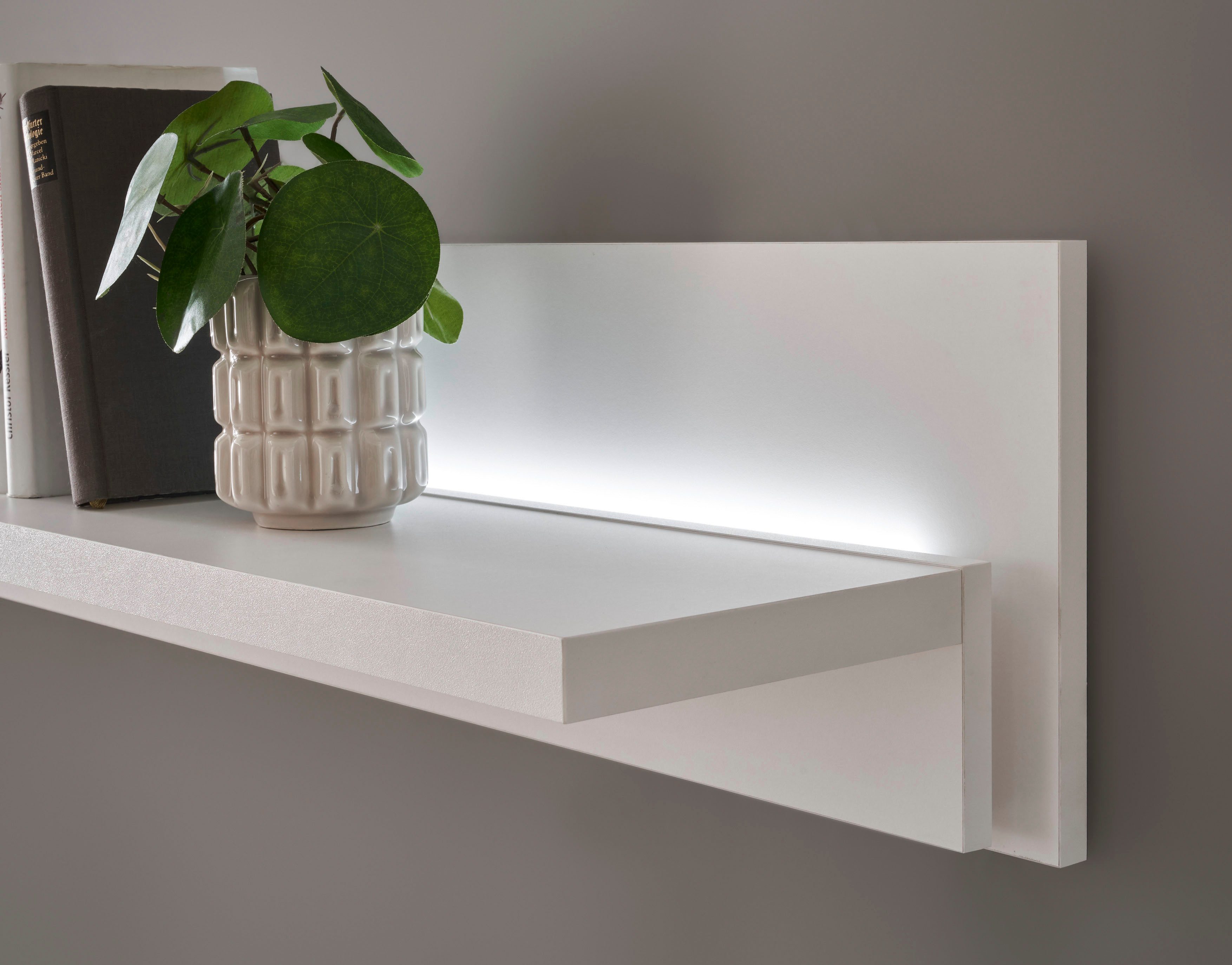 INOSIGN Wandrek Long Island in moderne trendkleur, inclusief verlichting
