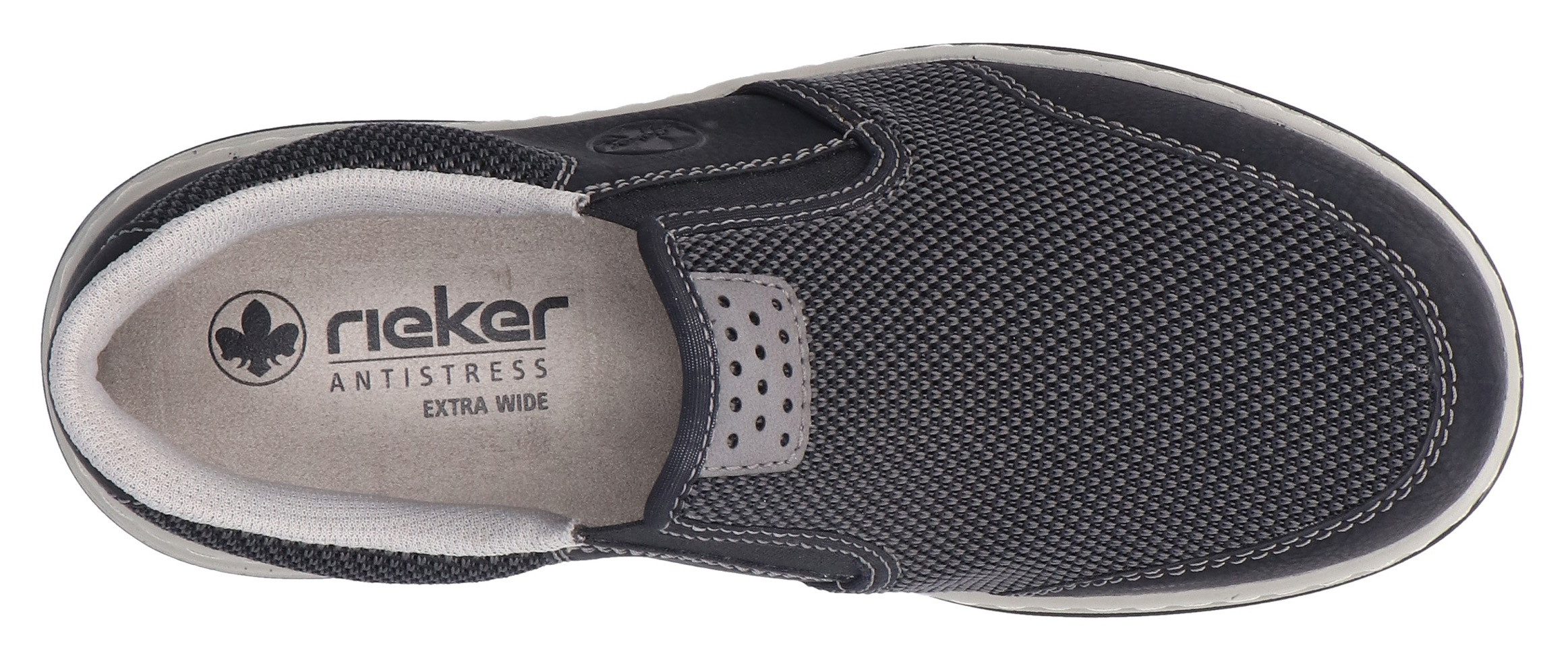 Rieker Instappers slip-on sneaker, instapschoen, lage schoen, vrijetijdsschoen met stretch