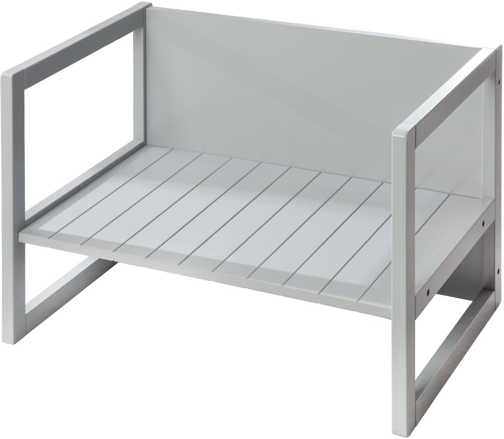 Roba® Zitbank tafel combinatie, grijs voor kinderen, in een tafel te veranderen