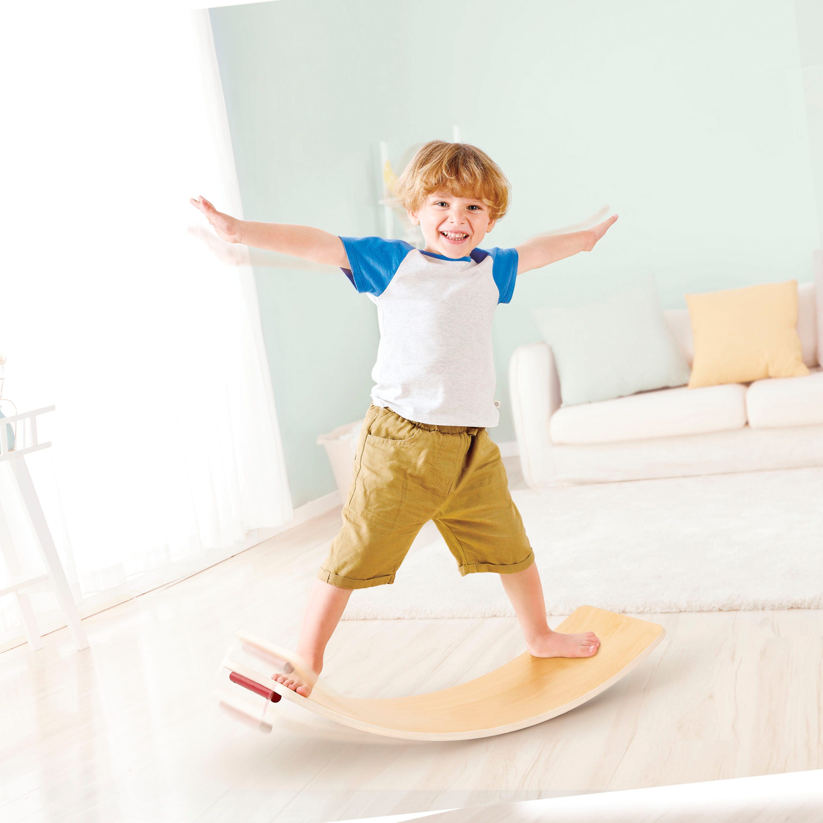 Hape Hobbelpaard 2-in-1 schommelpaard en balansbord
