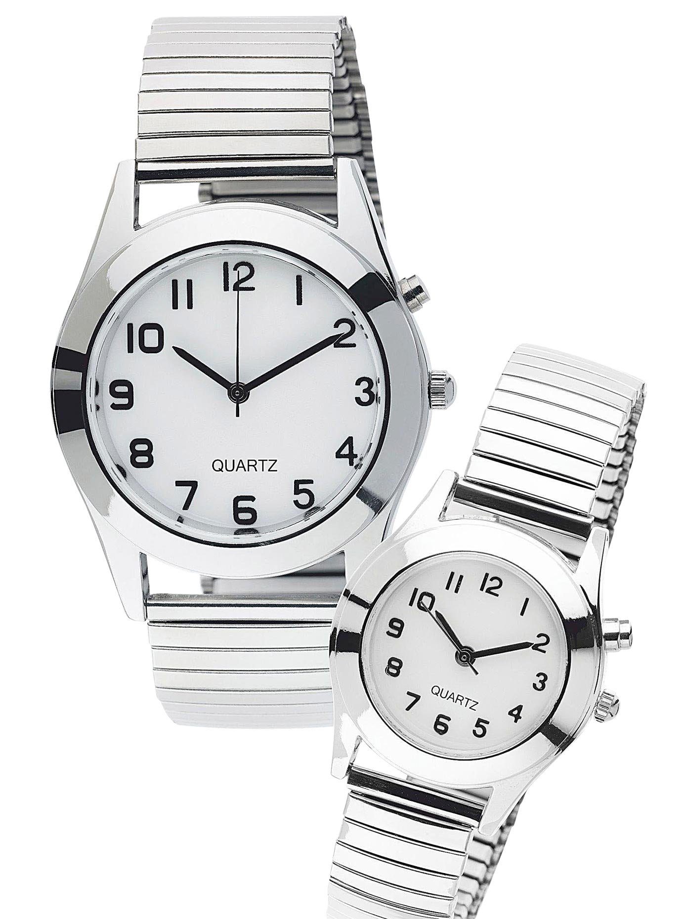 OTTO Kwartshorloge dames quartz horloges zilver(kleur)