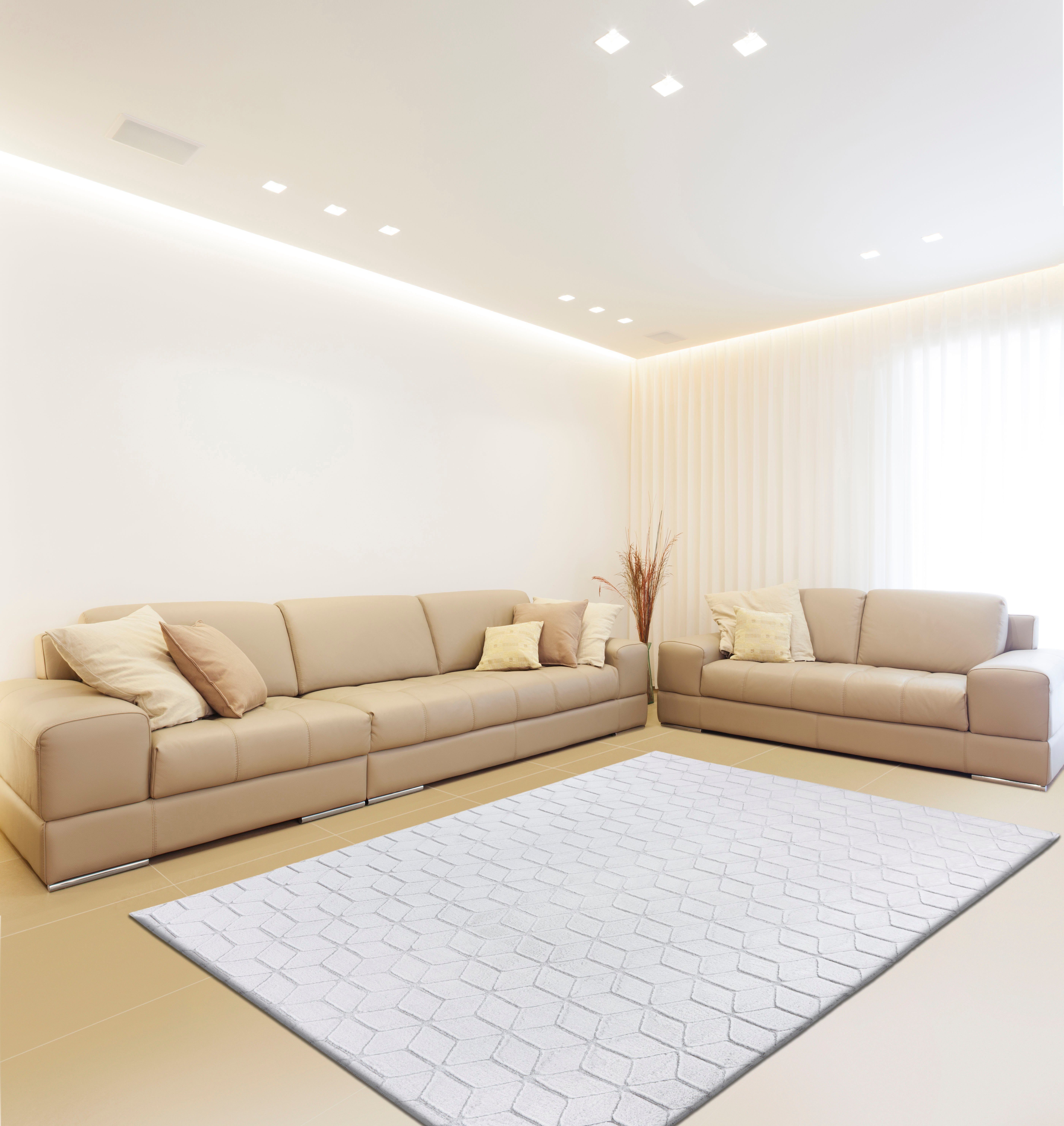 calo-deluxe Vloerkleed Jardan-1000 bijzonder zacht door microvezel, woonkamer