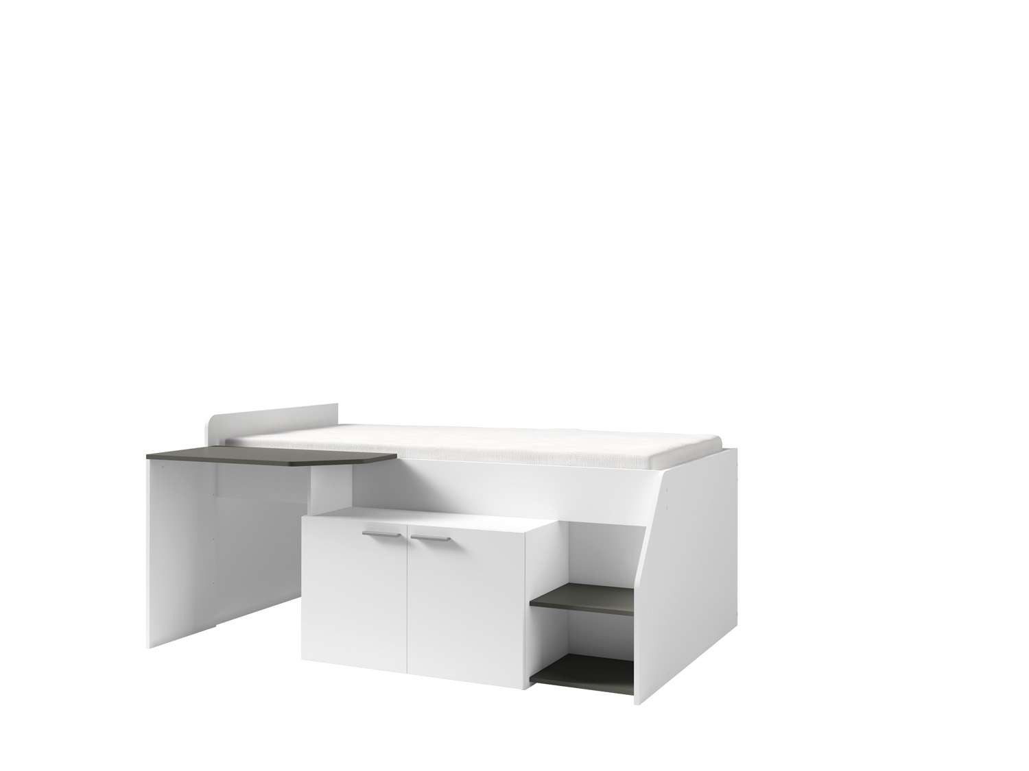 INOSIGN Kinderbed Jeugd kamer set Durango - 3 in 1: Bed, bureau, commode