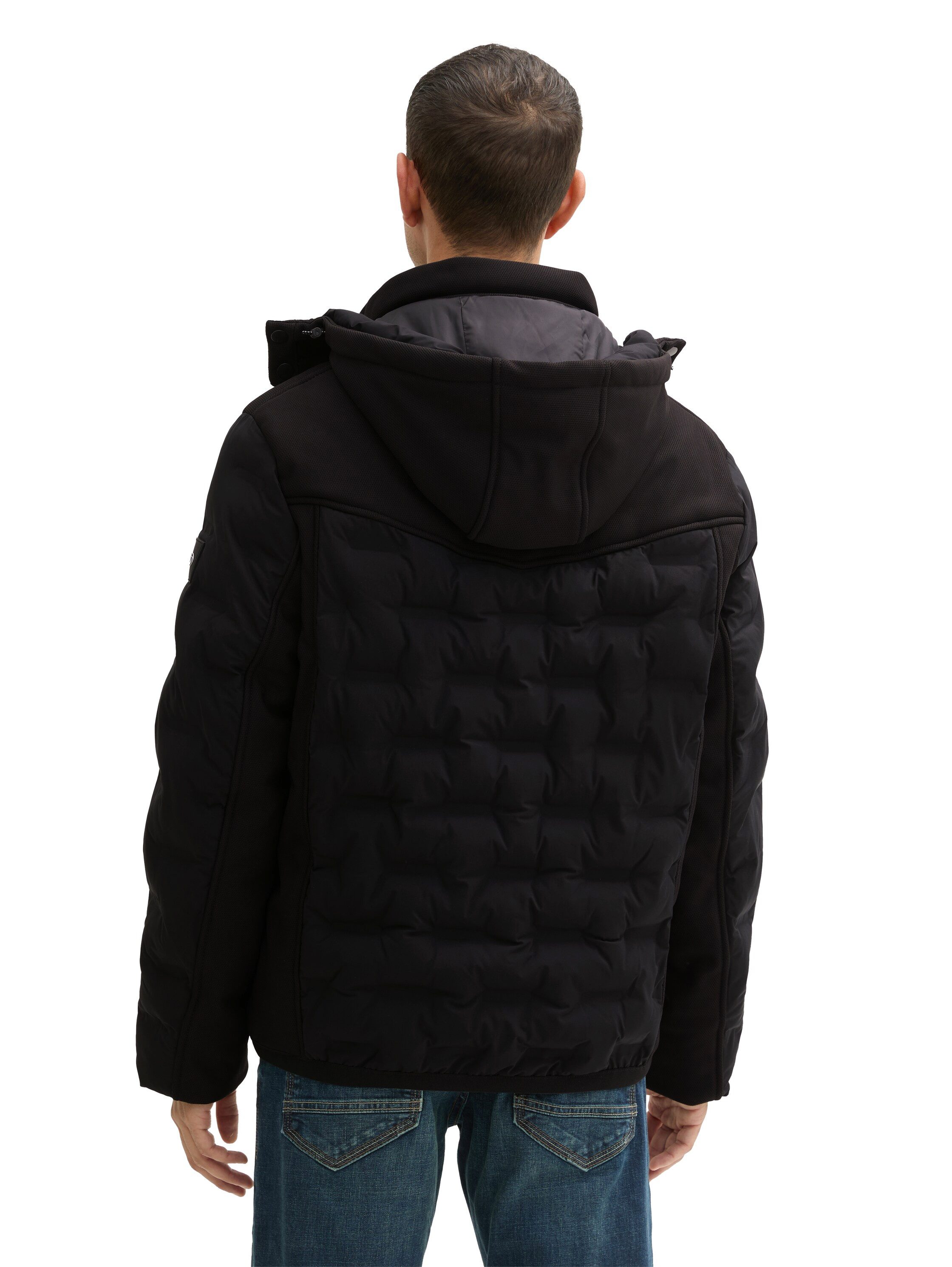 Tom Tailor Gewatteerde jas met een capuchon