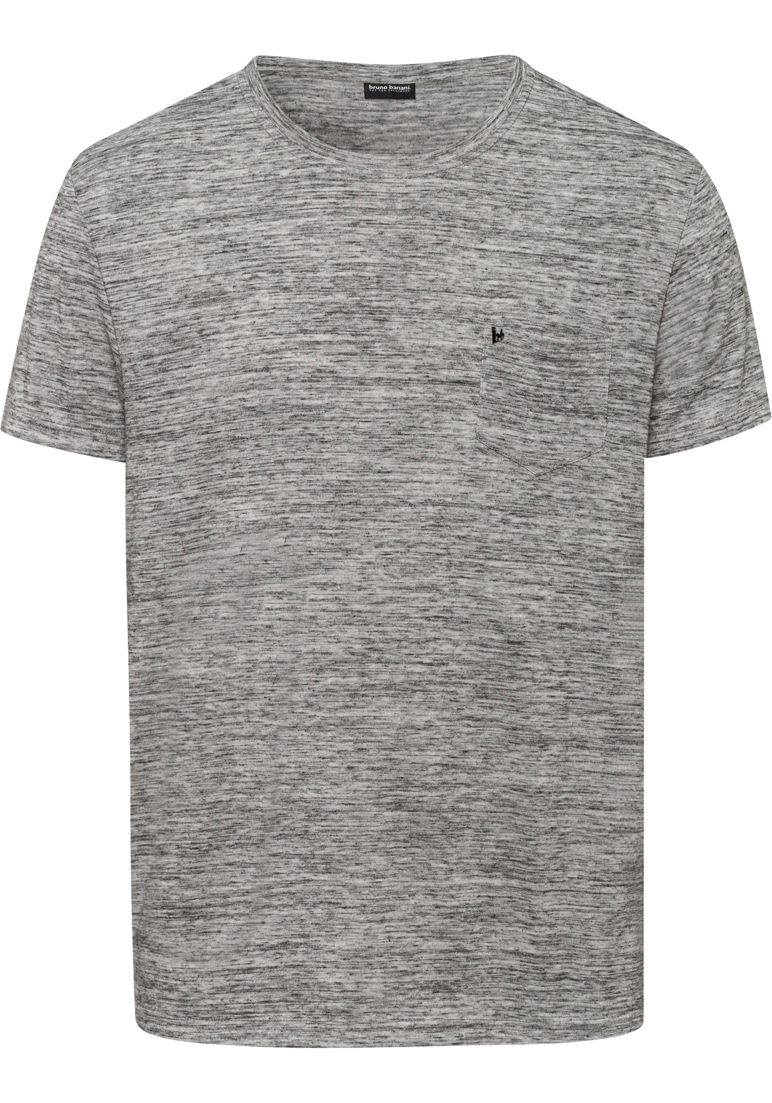 Bruno Banani T-shirt Korte mouwen, slim fit, effen, ronde hals