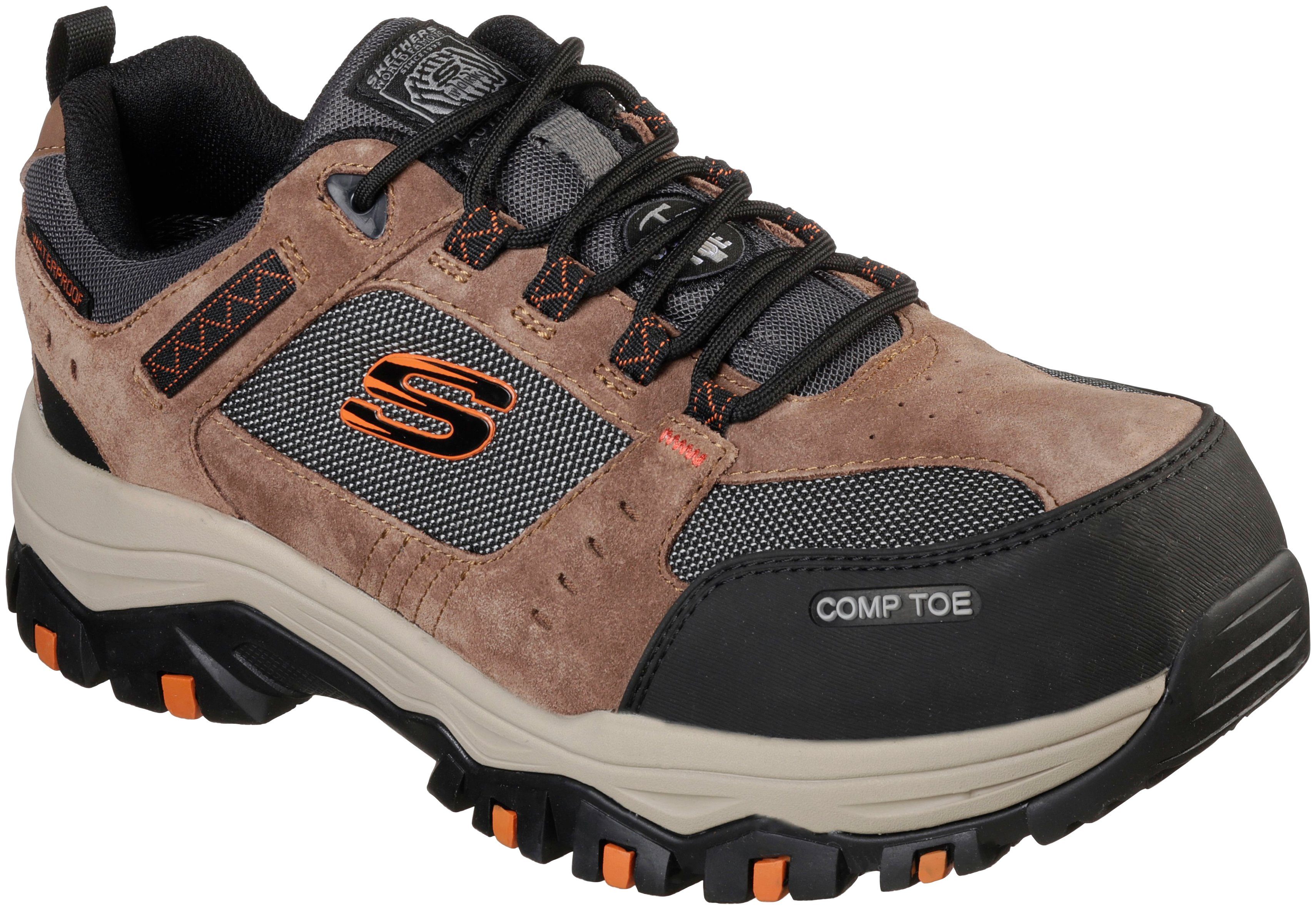 Skechers Veiligheidsschoenen GREETAH SB WR SRA, waterdicht en met Memory Foam binnenzool