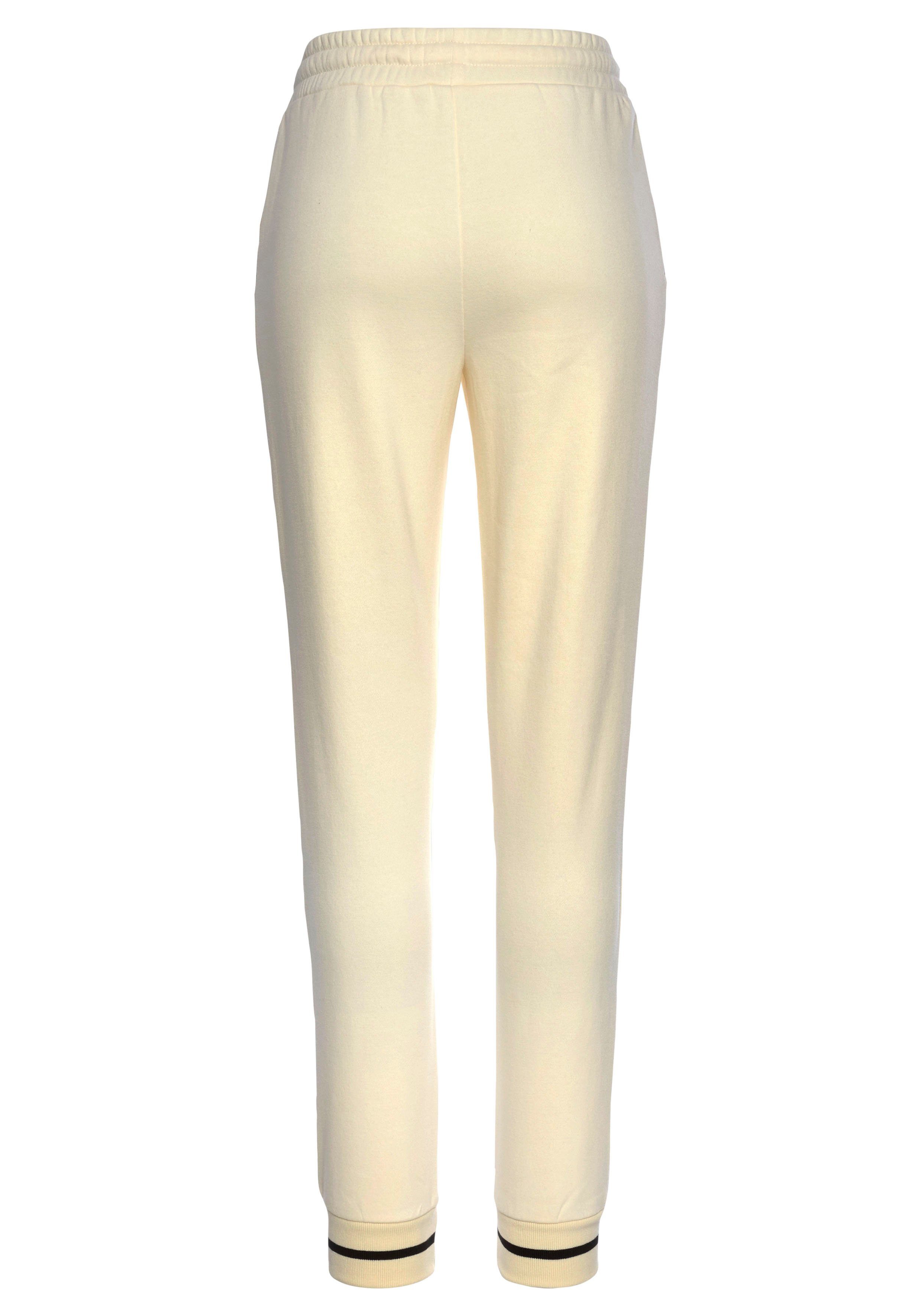 Lascana Sweatbroek met gestreepte ribboord, loungepak