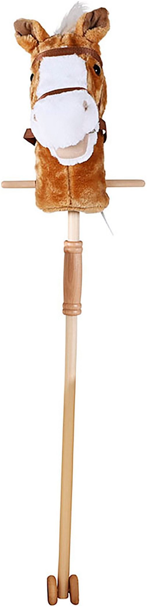 Knorrtoys® Stokpaardje Brauny met geluid