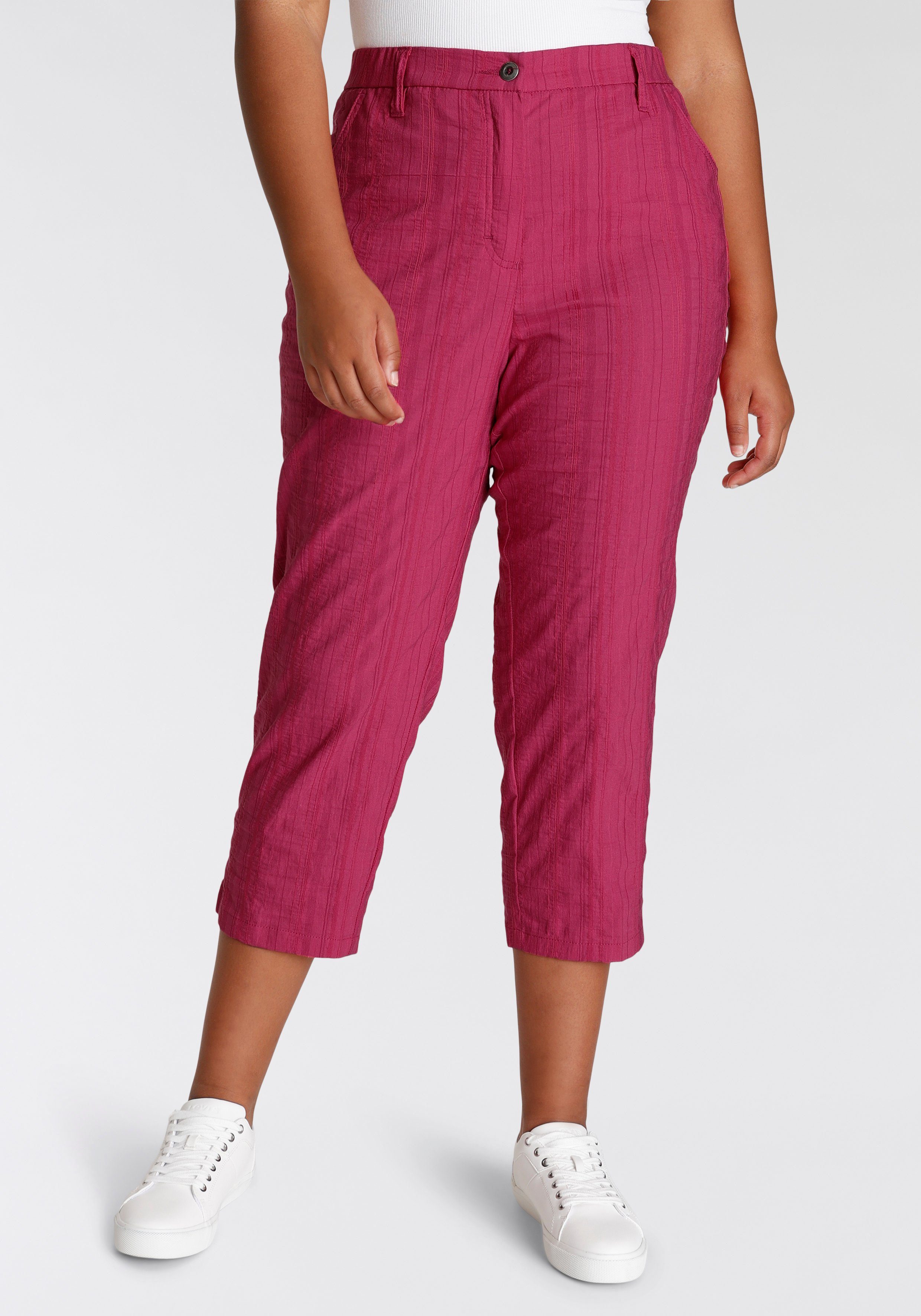 KjBRAND 7/8-broek BEA 7/8 strijkvrij dames 7/8-broeken maat 50 rood