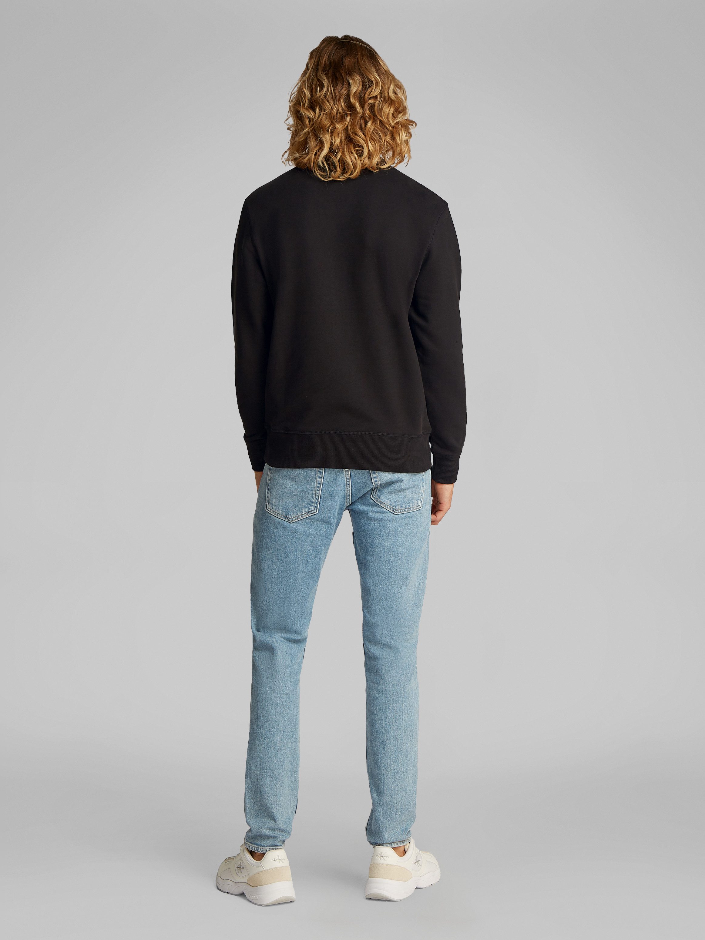 Calvin Klein Sweatshirt WOVEN LABEL CREW NECK