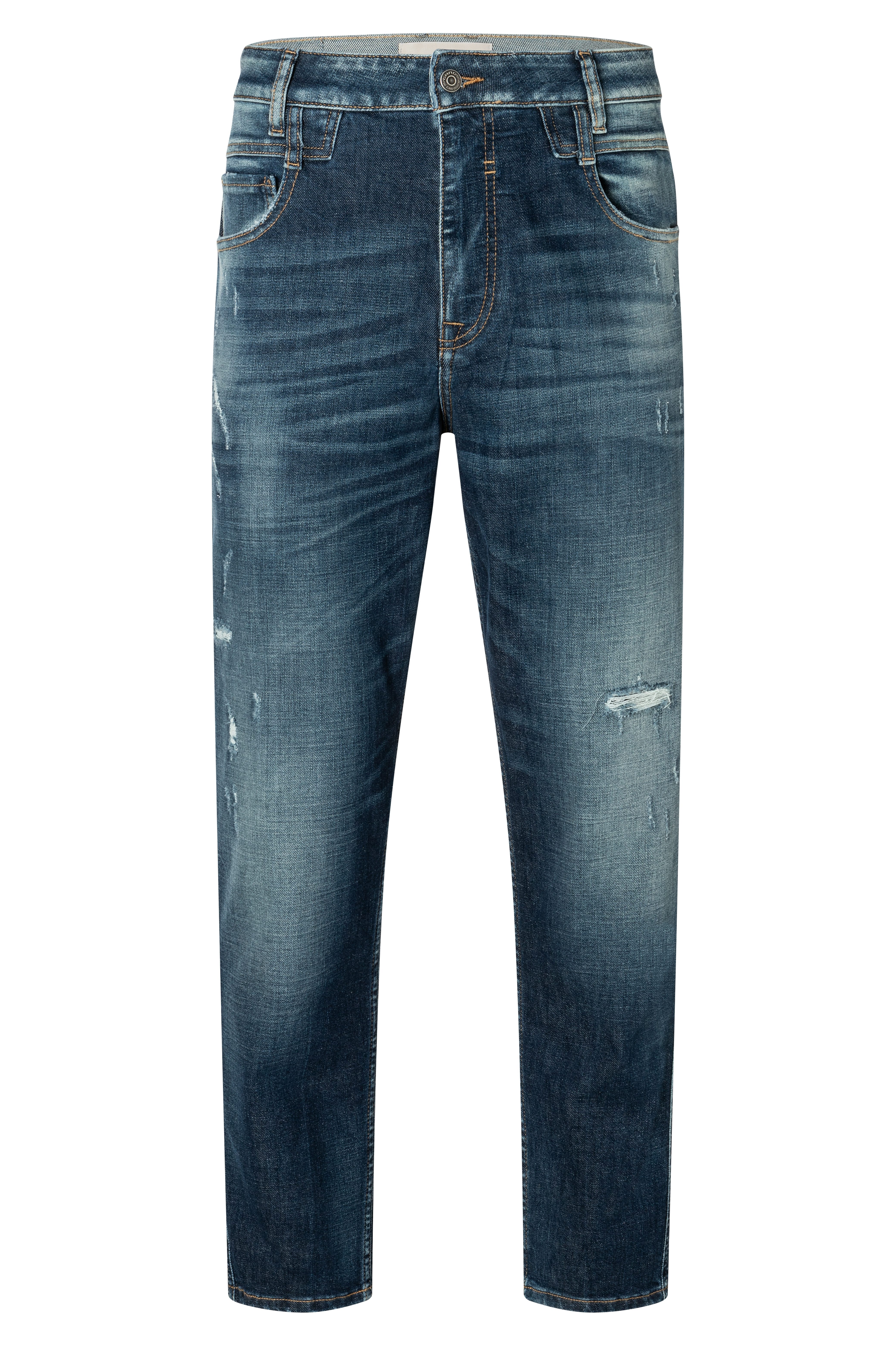 GANG Stretch jeans 94MARCO in relaxte 5-pocket stijl met dubbele riemlus