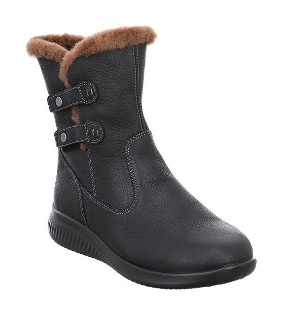 Jomos Winterlaarzen Allegra met lamsvel voering, comfortabele breedte: h dames winterlaarsjes maat 40 EU zwart