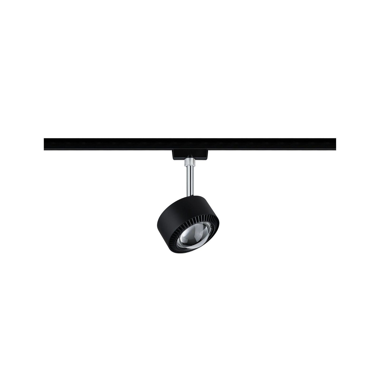 Paulmann Railsysteem-lampen URail rail spot Aldan 498lm 8W 2700K 230V Zwart mat, Chroom