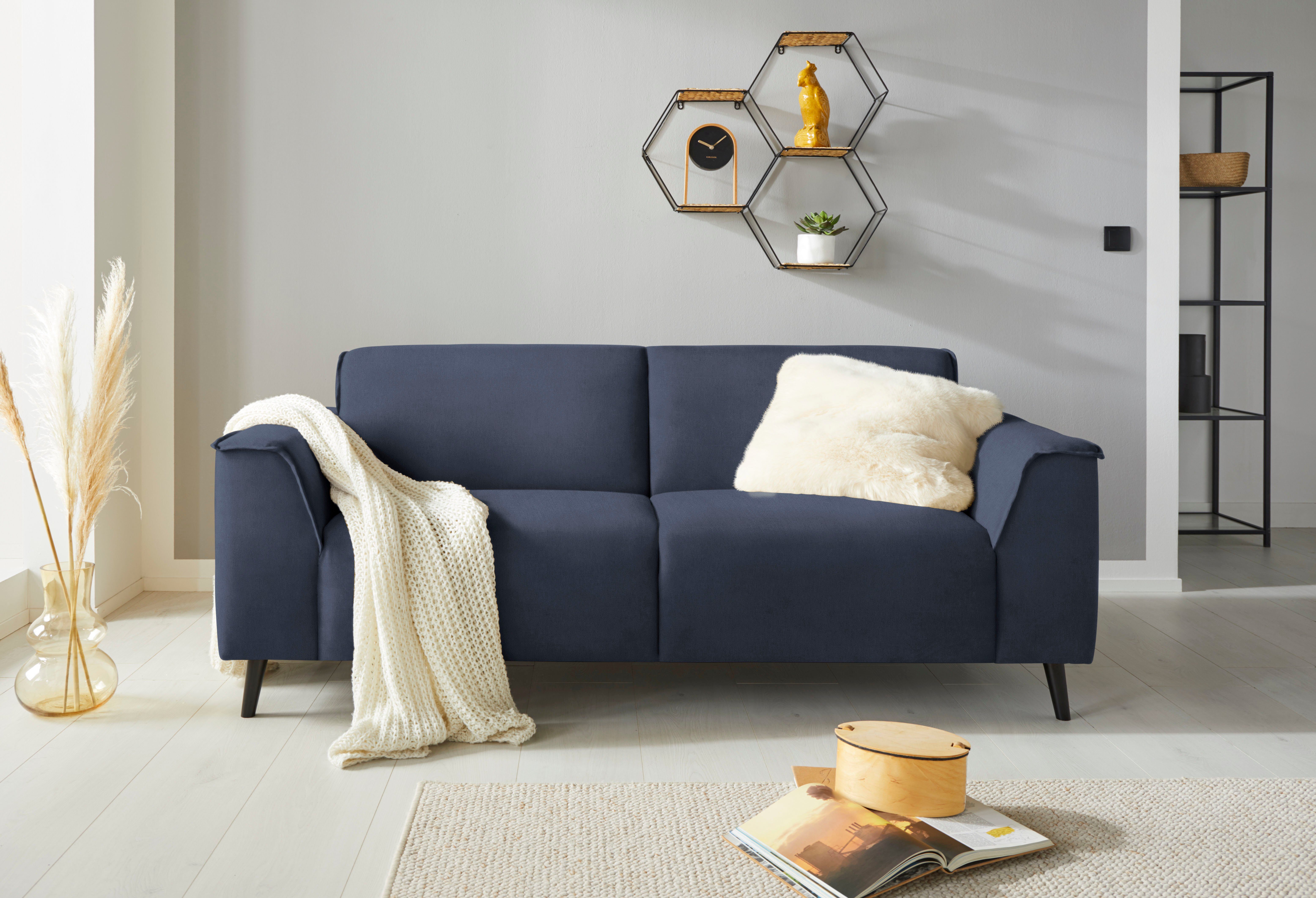 DOMO collection 2,5-zitsbank Amora geweldige afwerkingsdetails, comfortabel,