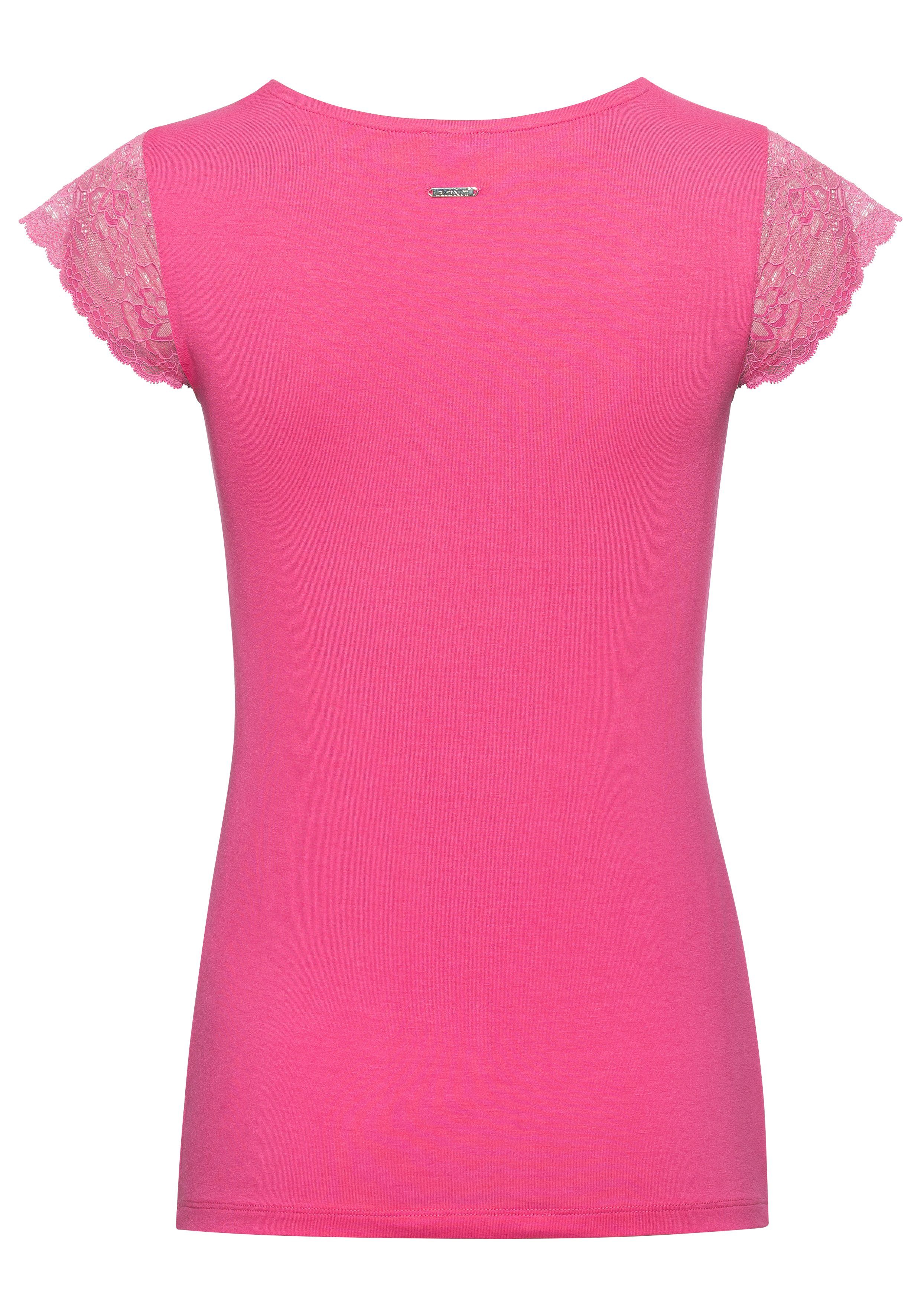 Laura Scott T-shirt met elegante kant