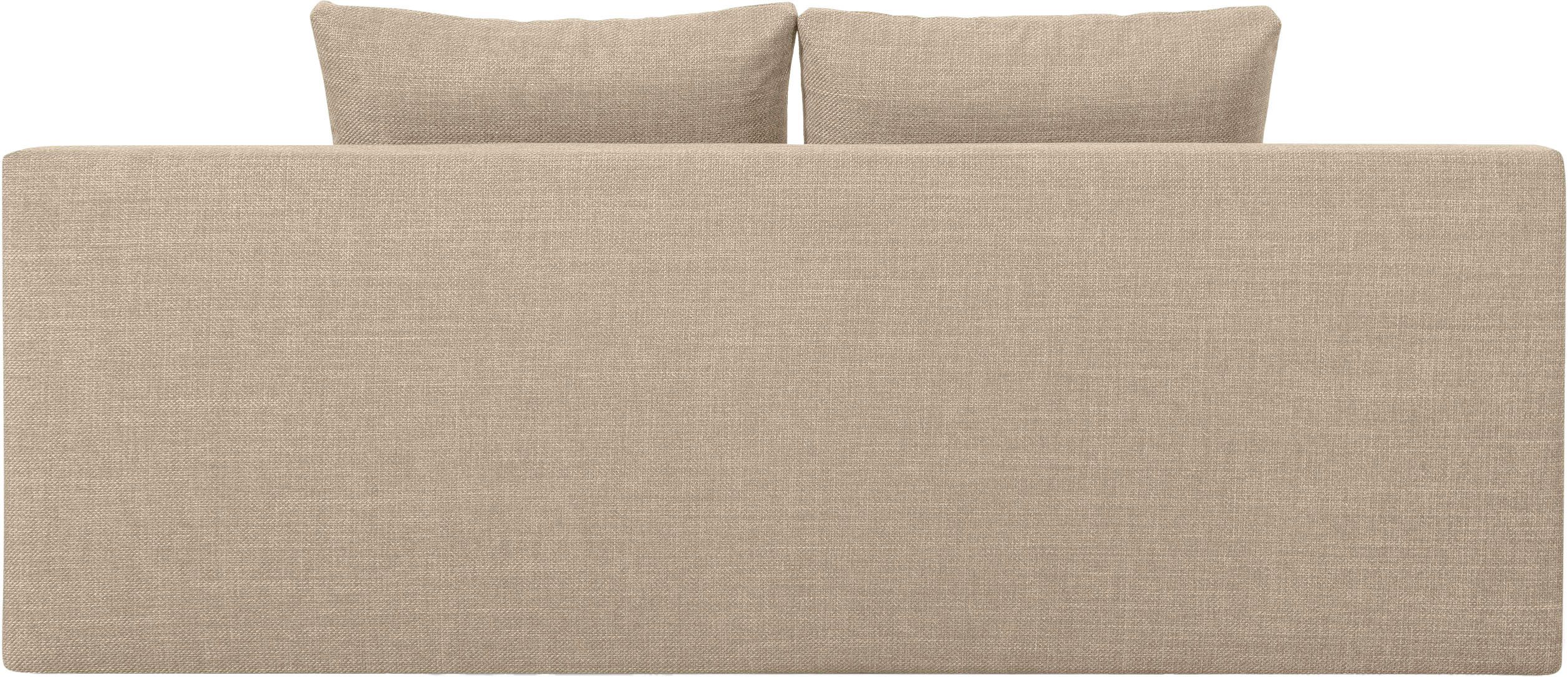 COLLECTION AB Slaapbank Tania met bedfunctie en bedlade comfortabele zitcomfort: veren-kern bekleding, inclusief rugkussen