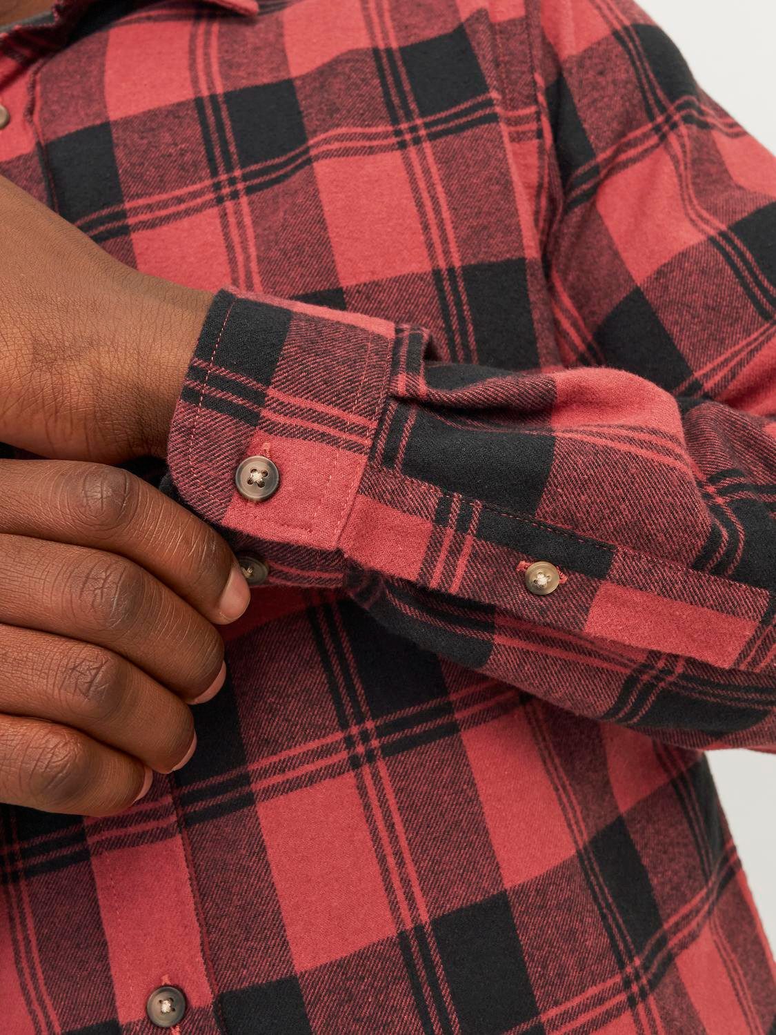 Jack & Jones Overhemd met lange mouwen JJJOSHUA FALL BUFFALO SHIRT LS