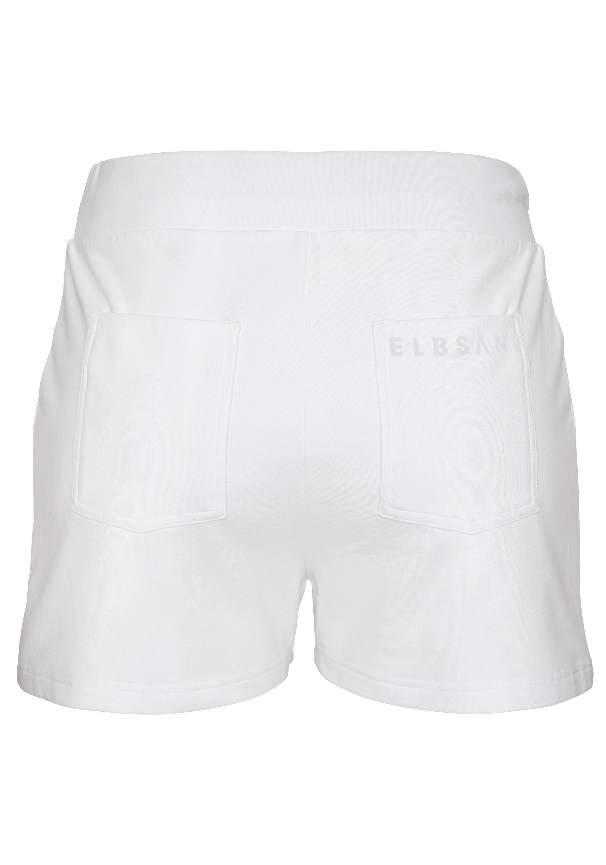 Elbsand Sweatshort Melros met zakken, korte broek van katoen, strandbroek, sportief-casual