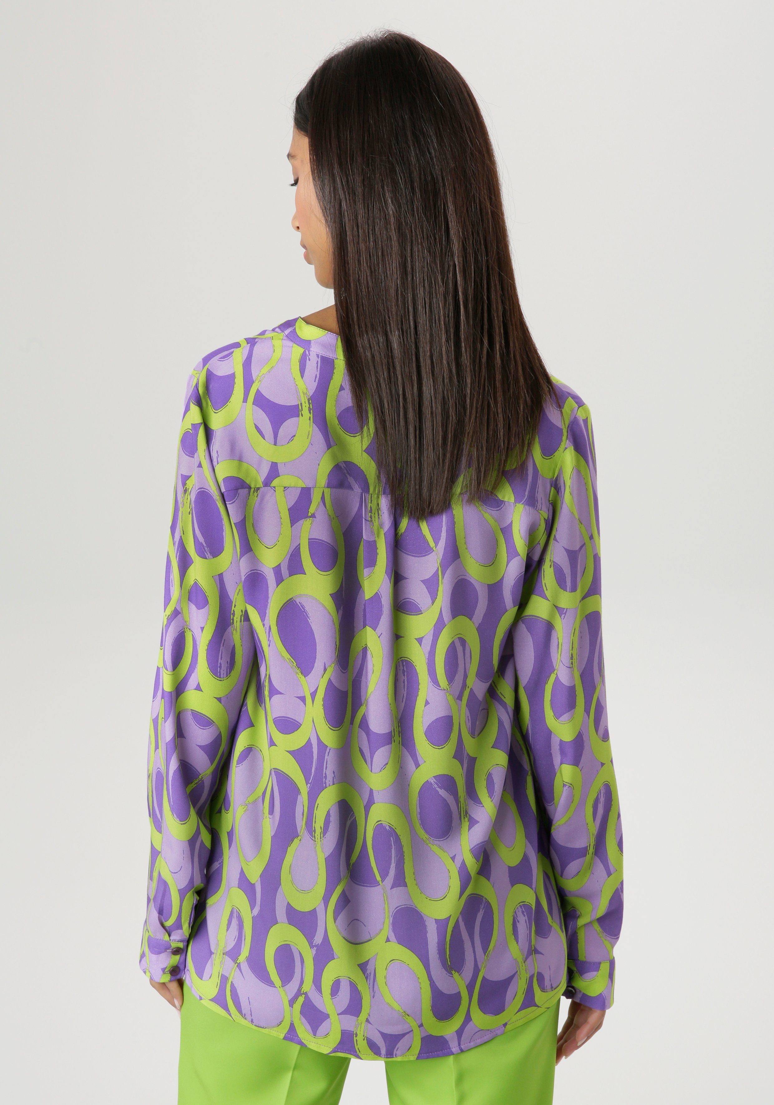 Aniston SELECTED Blouse zonder sluiting met pas achter