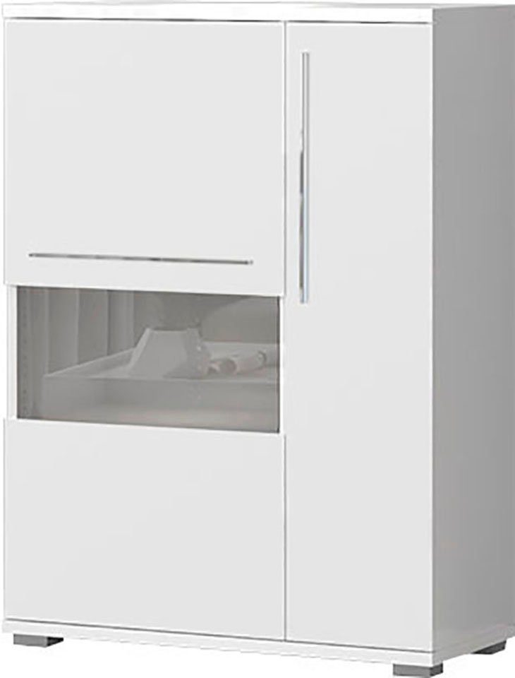 Places of Style Vitrinekast Piano UV-gecoat, soft close-functie