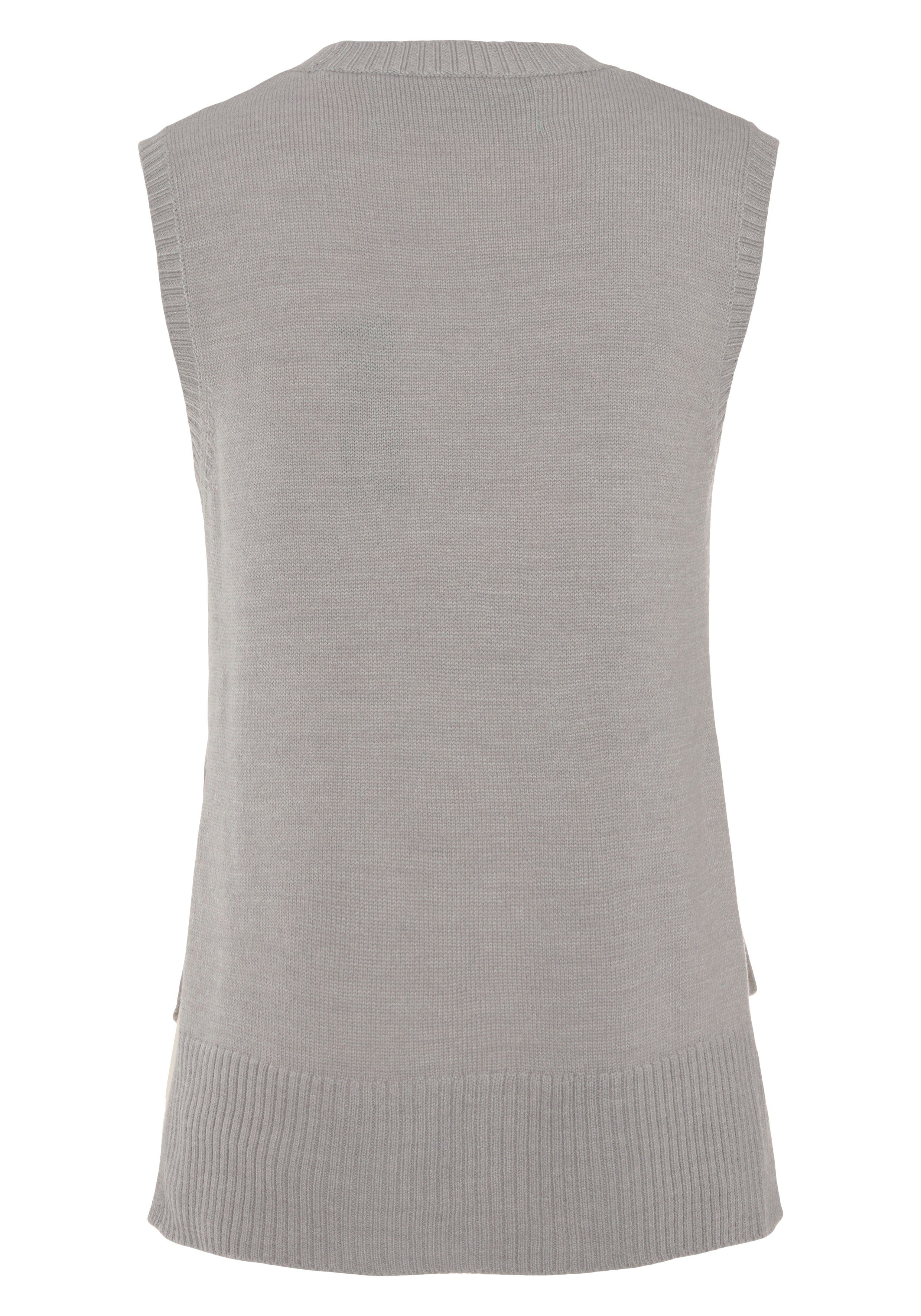 United Colors of Benetton Slip-over met brede gebreide tailleband