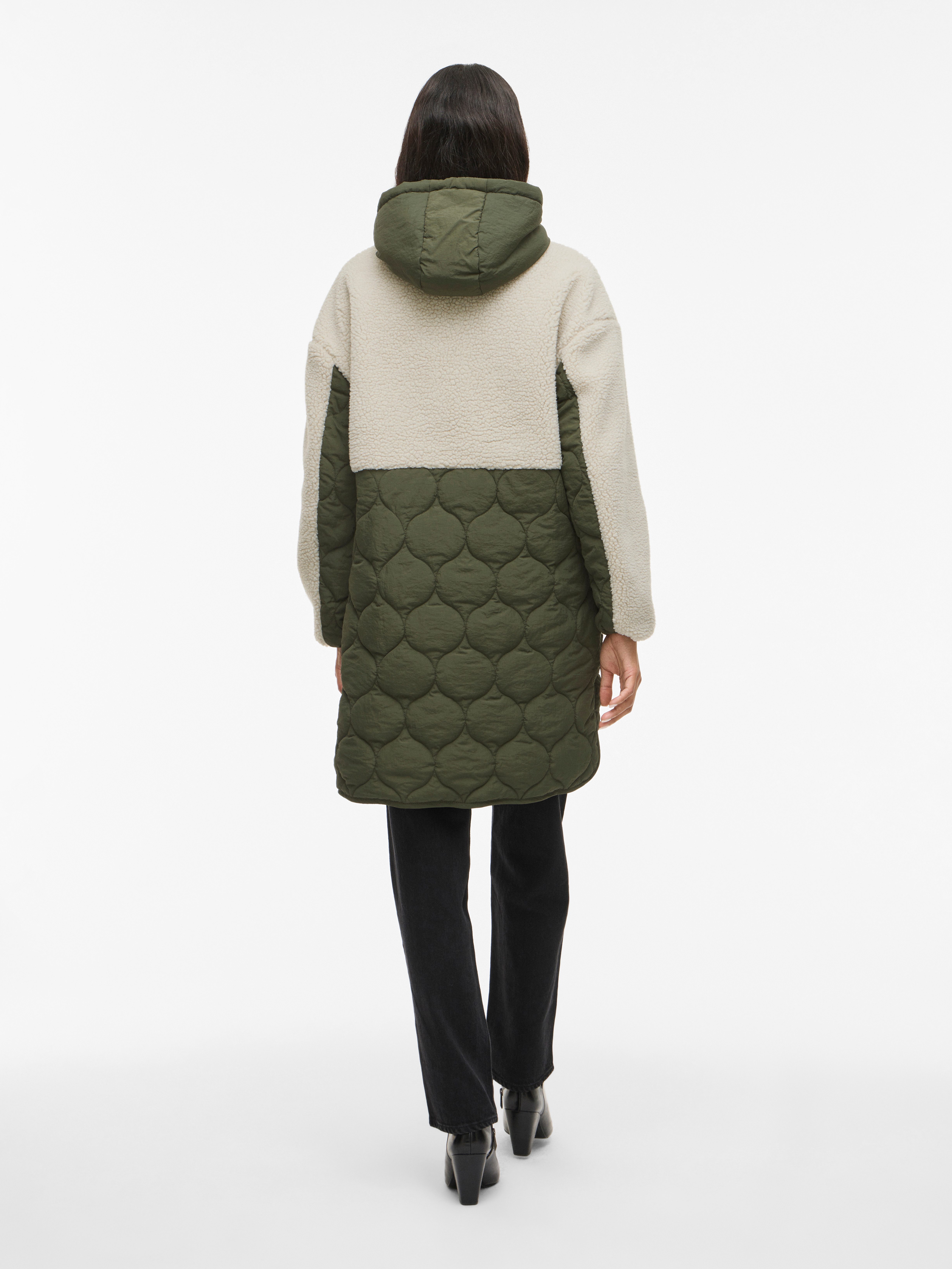 Vila Gewatteerde jas VITONE L/S COAT/TB