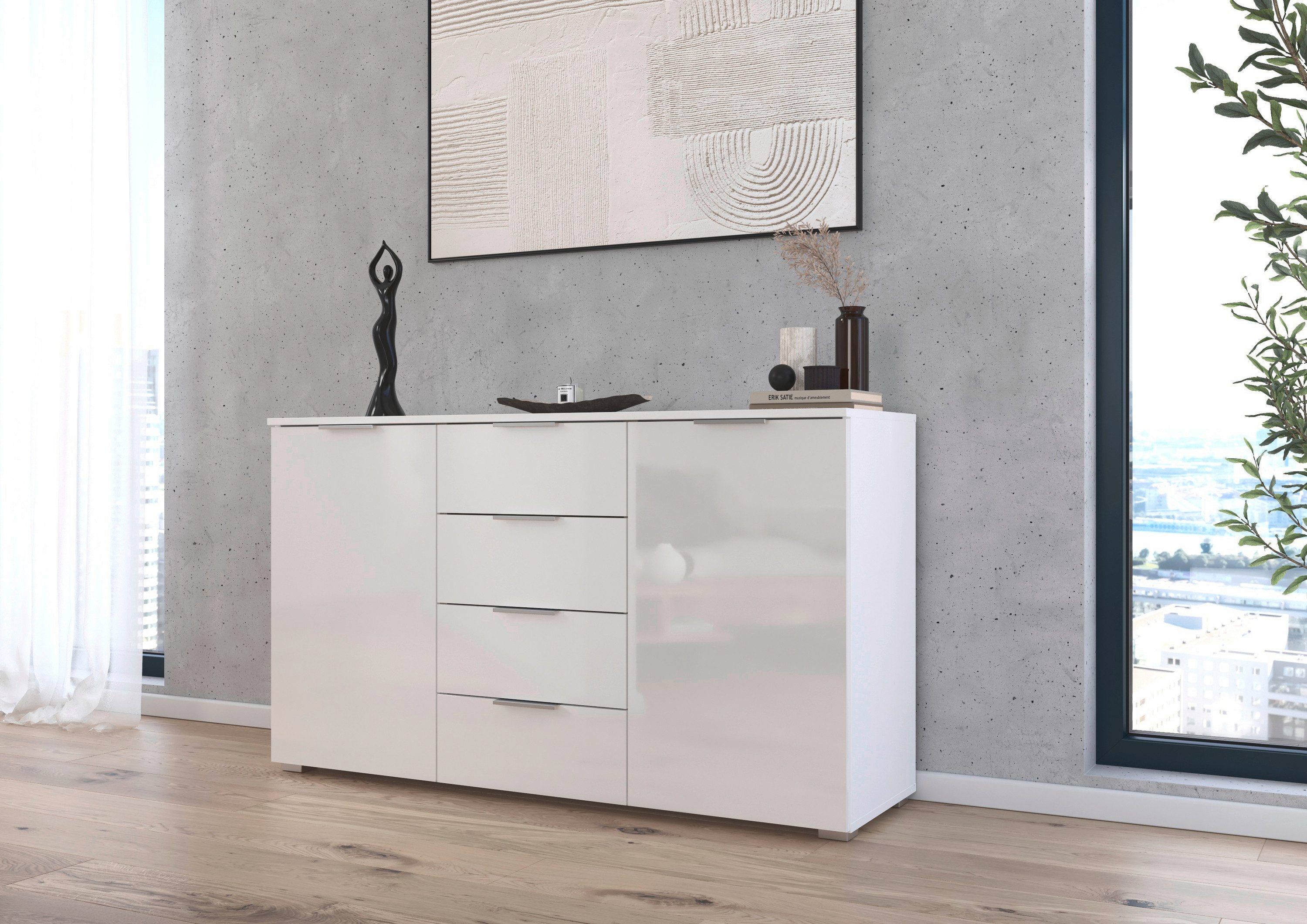 rauch Kast Sideboard Kombikommode Schubladenkommode AGORDO