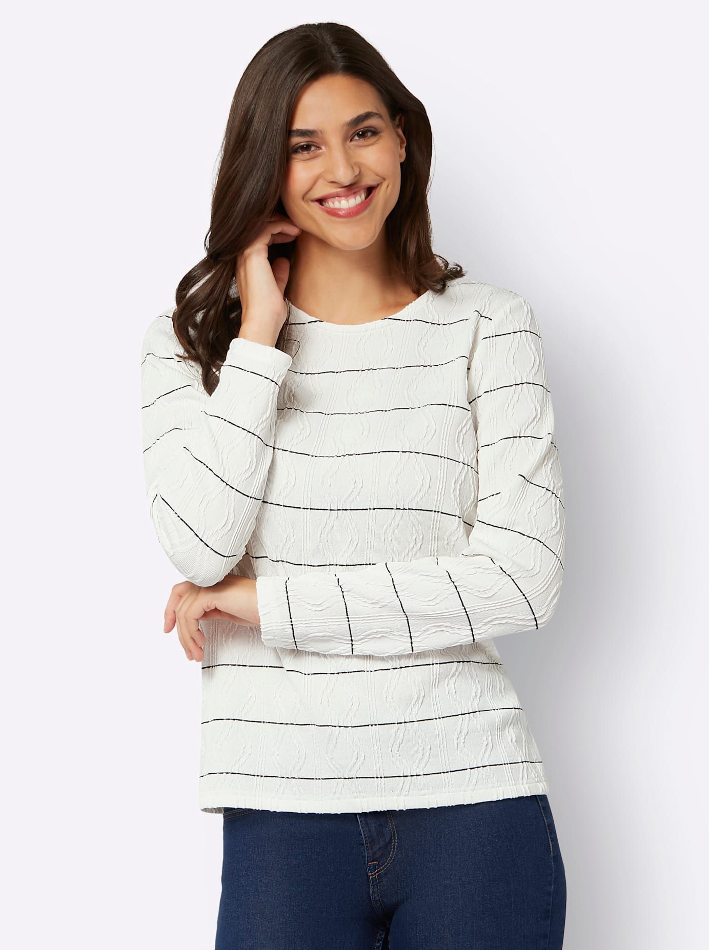 Classic Basics T-shirt met lange mouwen (1-delig)