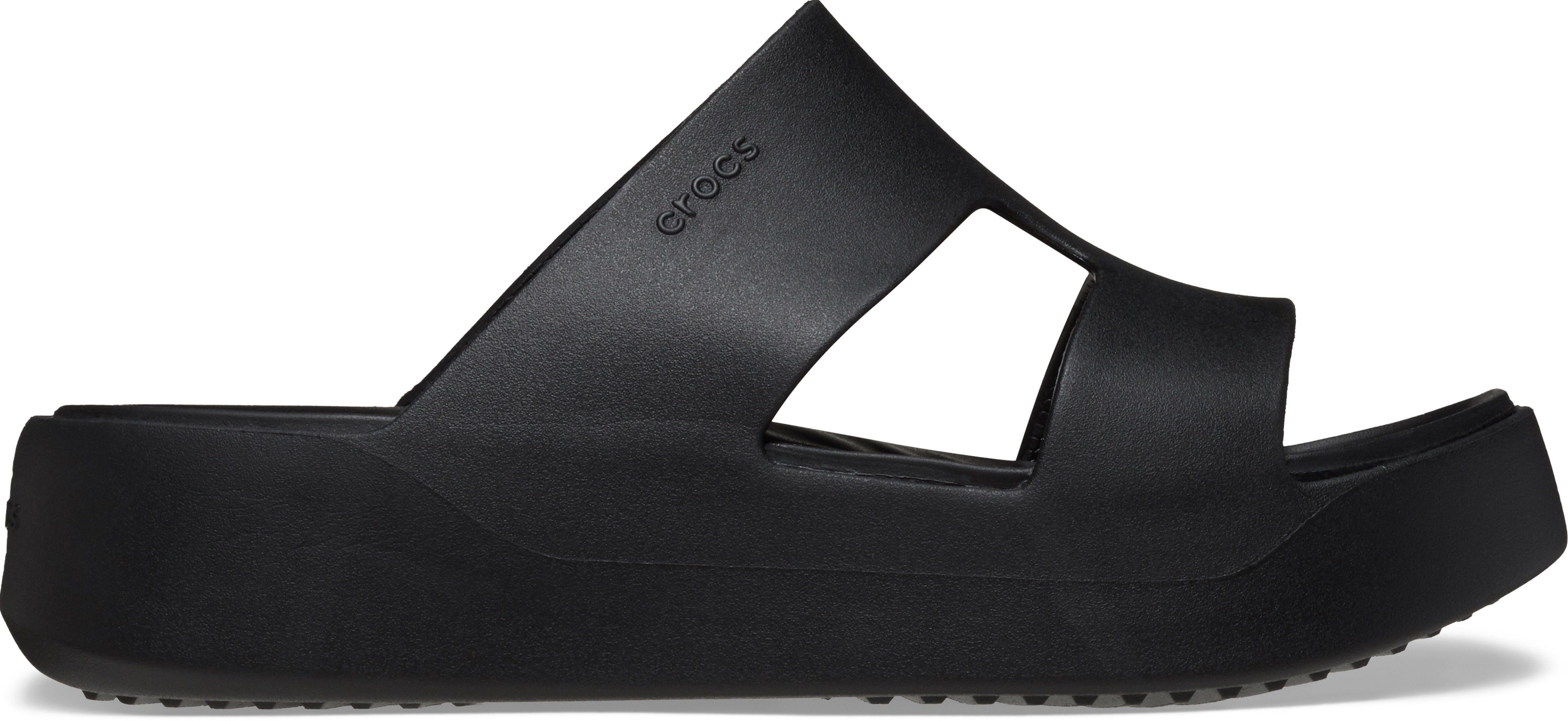 Crocs Badslippers Getaway Platform H-Strap zomerschoen, slippers, badschoen, poolslides, zachte binnenzool