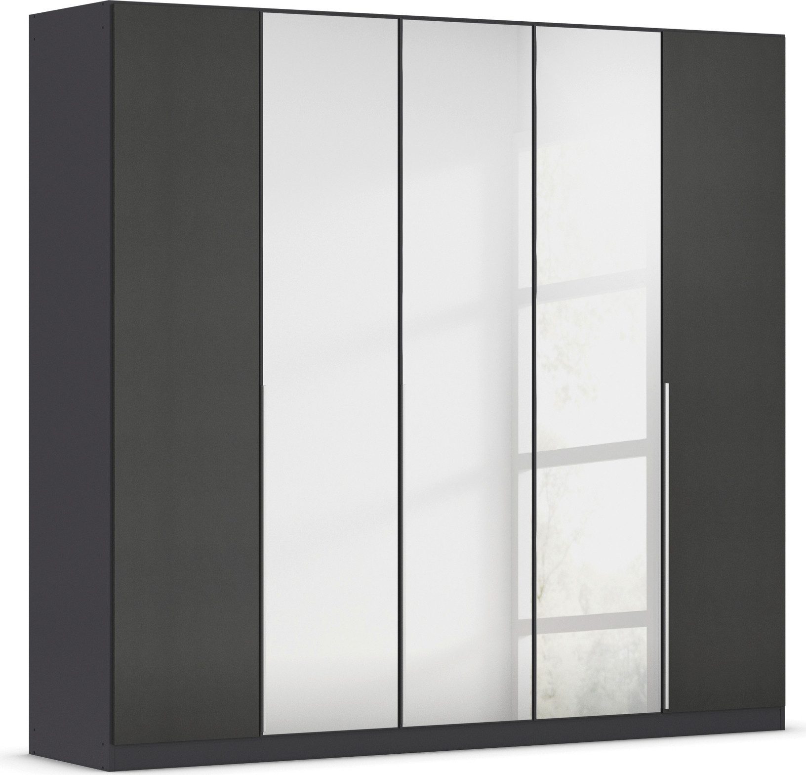 rauch Draaideurkast Kledingkast kast garderobe AGORDO met decor- of hoogglansfront doordachte binnenuitrusting, in 6 breedtes en 2 hoogtes made in