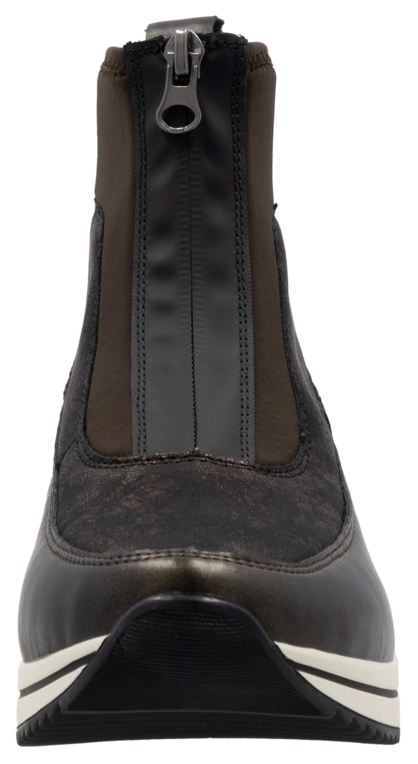 Remonte Sneakers met sleehak instaplaarzen, vrijetijdsschoenen, high-top sneakers, voorrits