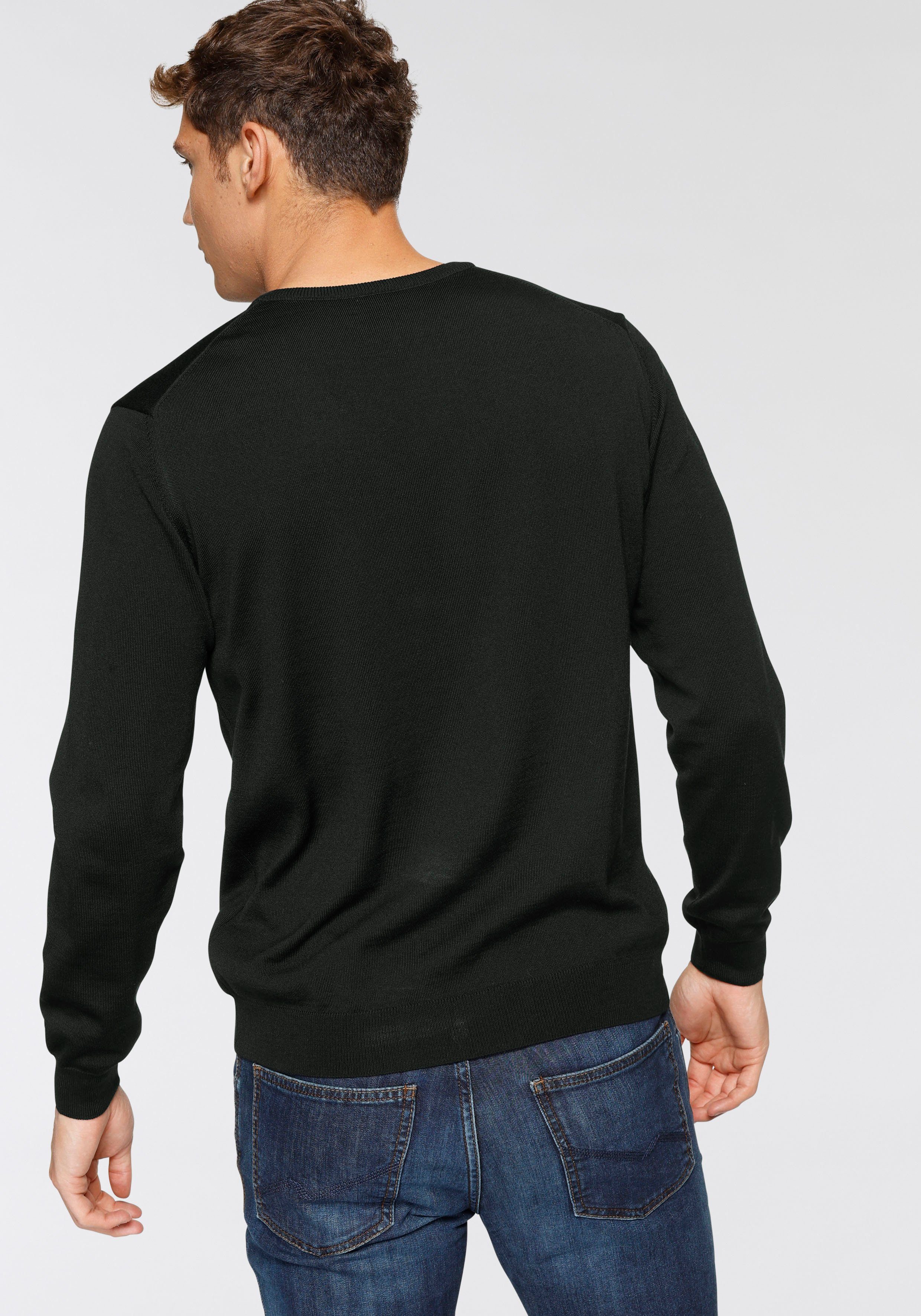 OLYMP Trui met V-hals OLYMP brei casual klassieke brei-pullover