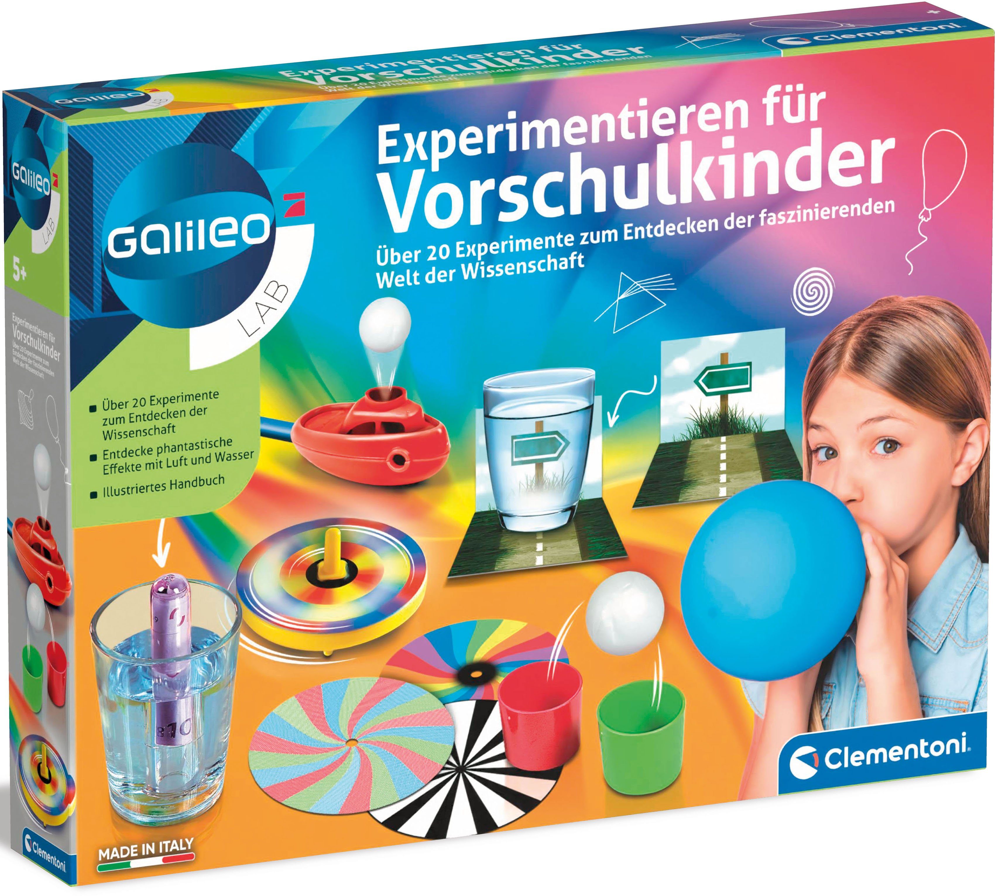 Clementoni Galileo Experimentierkasten Experimentieren für Vorschulkinder