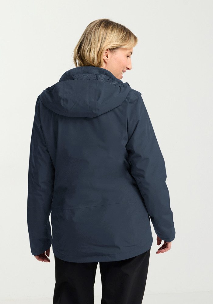 Jack Wolfskin Functioneel 3-in-1-jack MOONRISE 3IN1 JKT W met waterafstotende ritsen