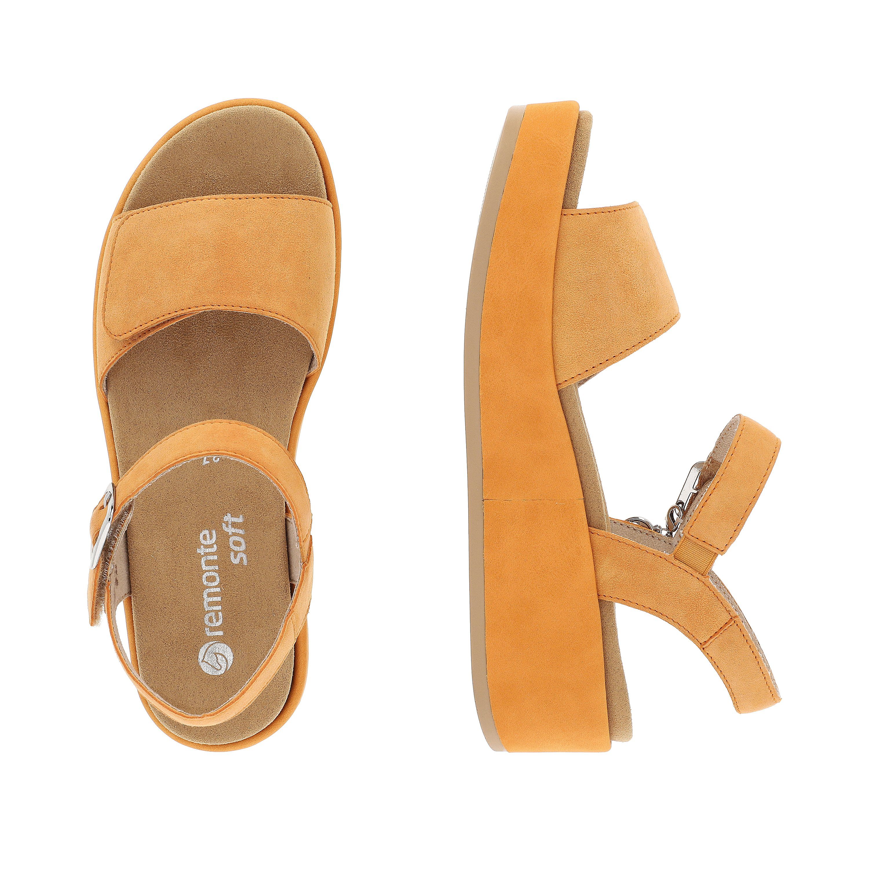 Remonte Sleehaksandaaltjes ELLE-Collection zomerschoen, sandaal, sleehak, met soft foam-uitrusting